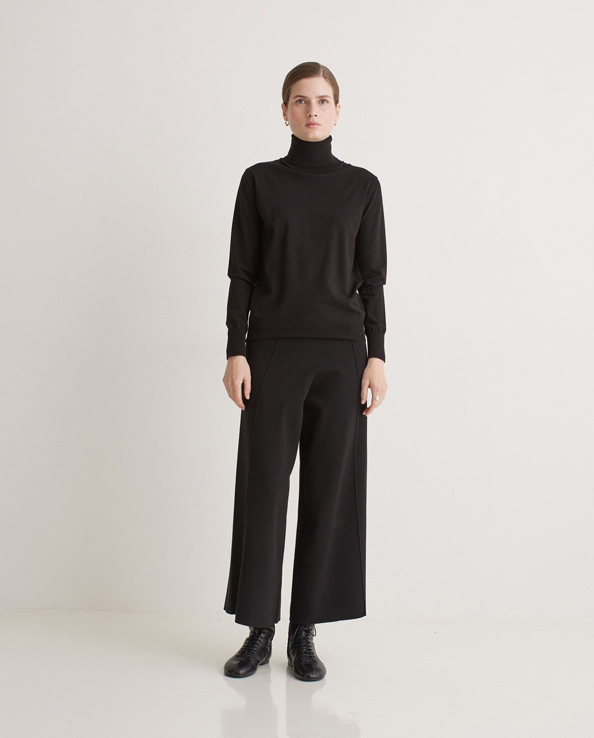 Culotte aus Viskose Frontansicht | myloook Fair Fashion