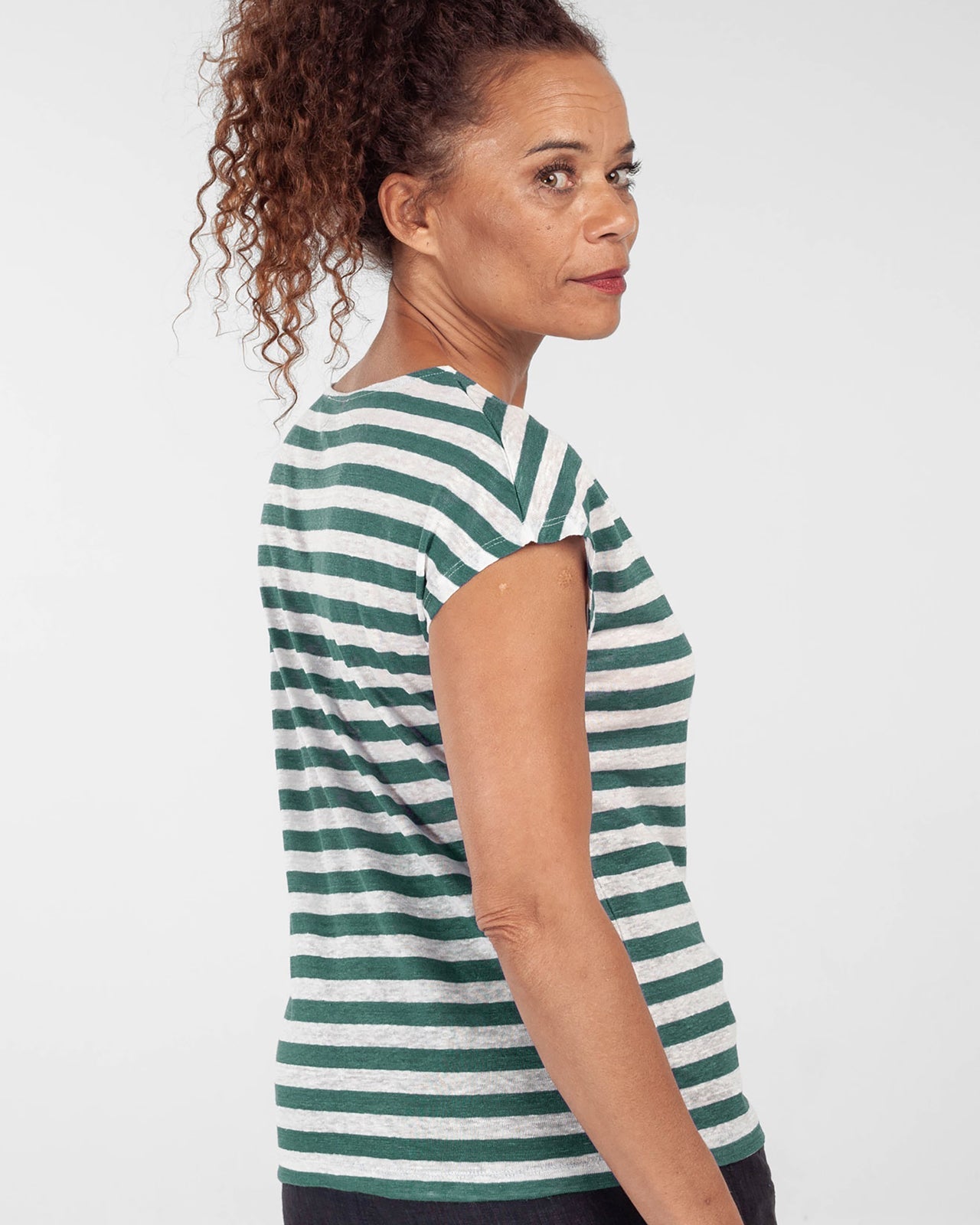 Leinen Ringelshirt – Produktfoto