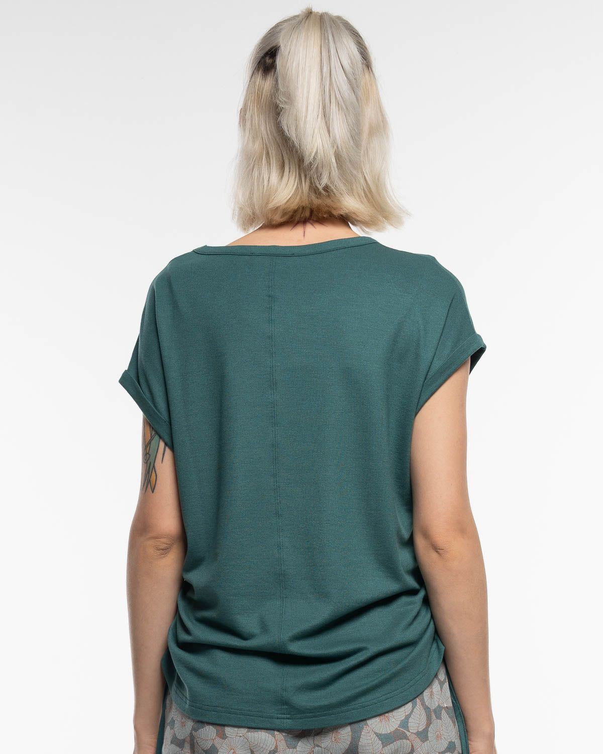 Pique Ruffle Shirt – Seitenansicht in Botanic myloook #farbe_botanic