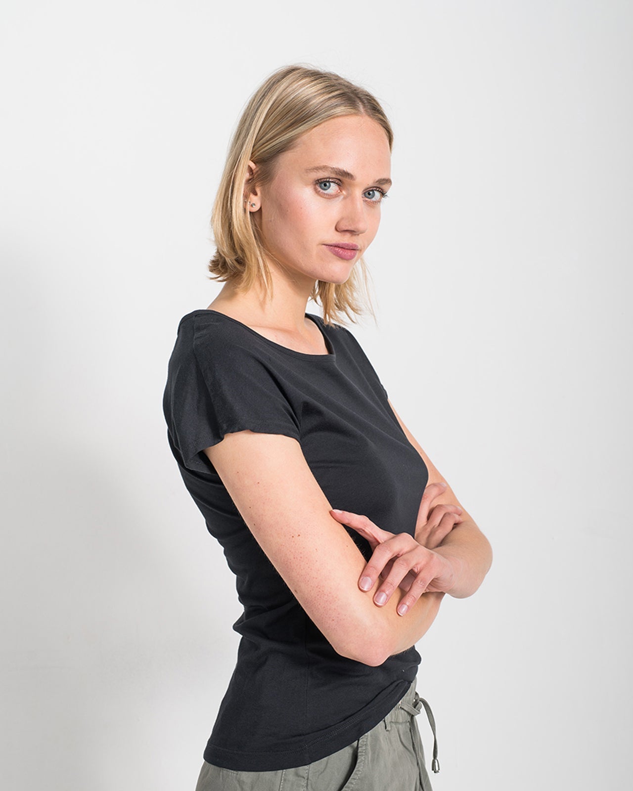 T-Shirt Short Pure – Rückseite in Schwarz #farbe_schwarz