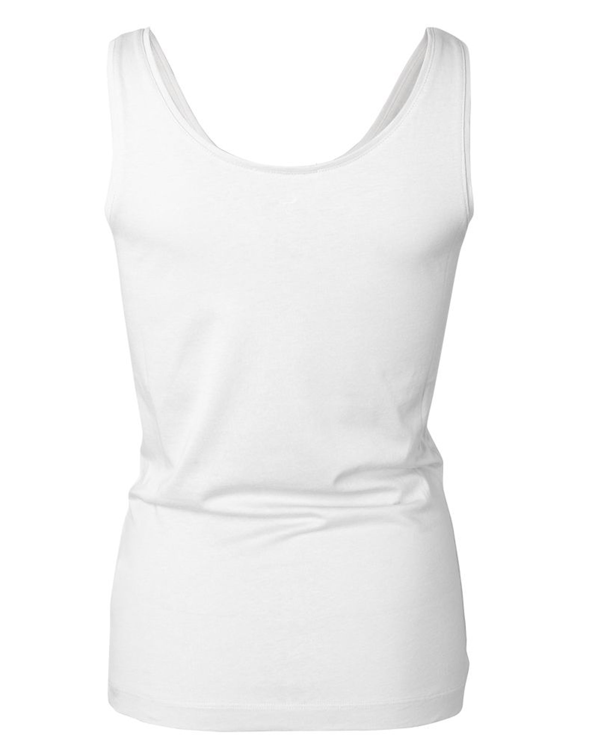 Basic Top in Weiß – Detailansicht Verarbeitung myloook #farbe_Weiß