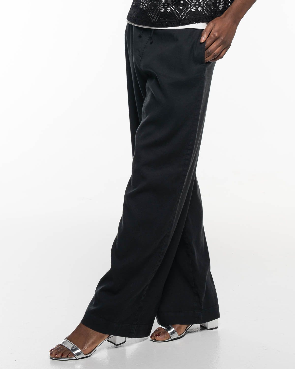 Cot-Lin Straight in Raven – Vorderansicht myloook #farbe_raven