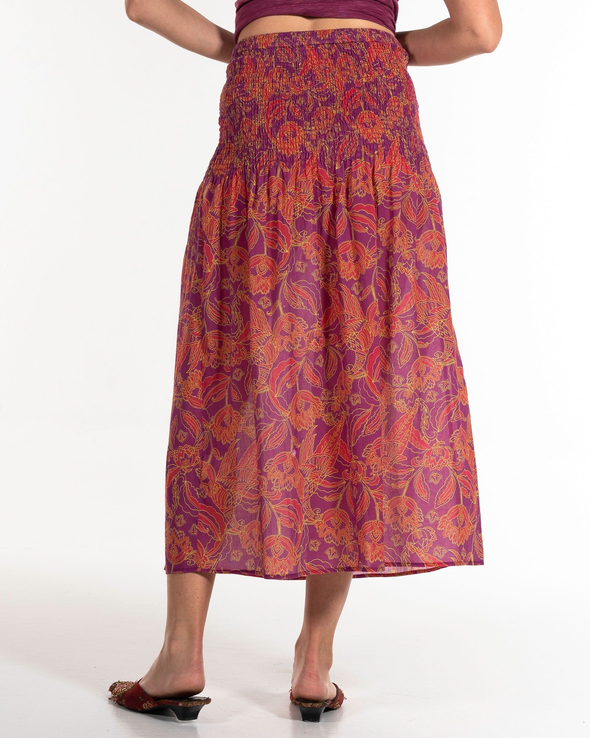 Phoenix Skirt Dress viola – Styling-Ansicht
