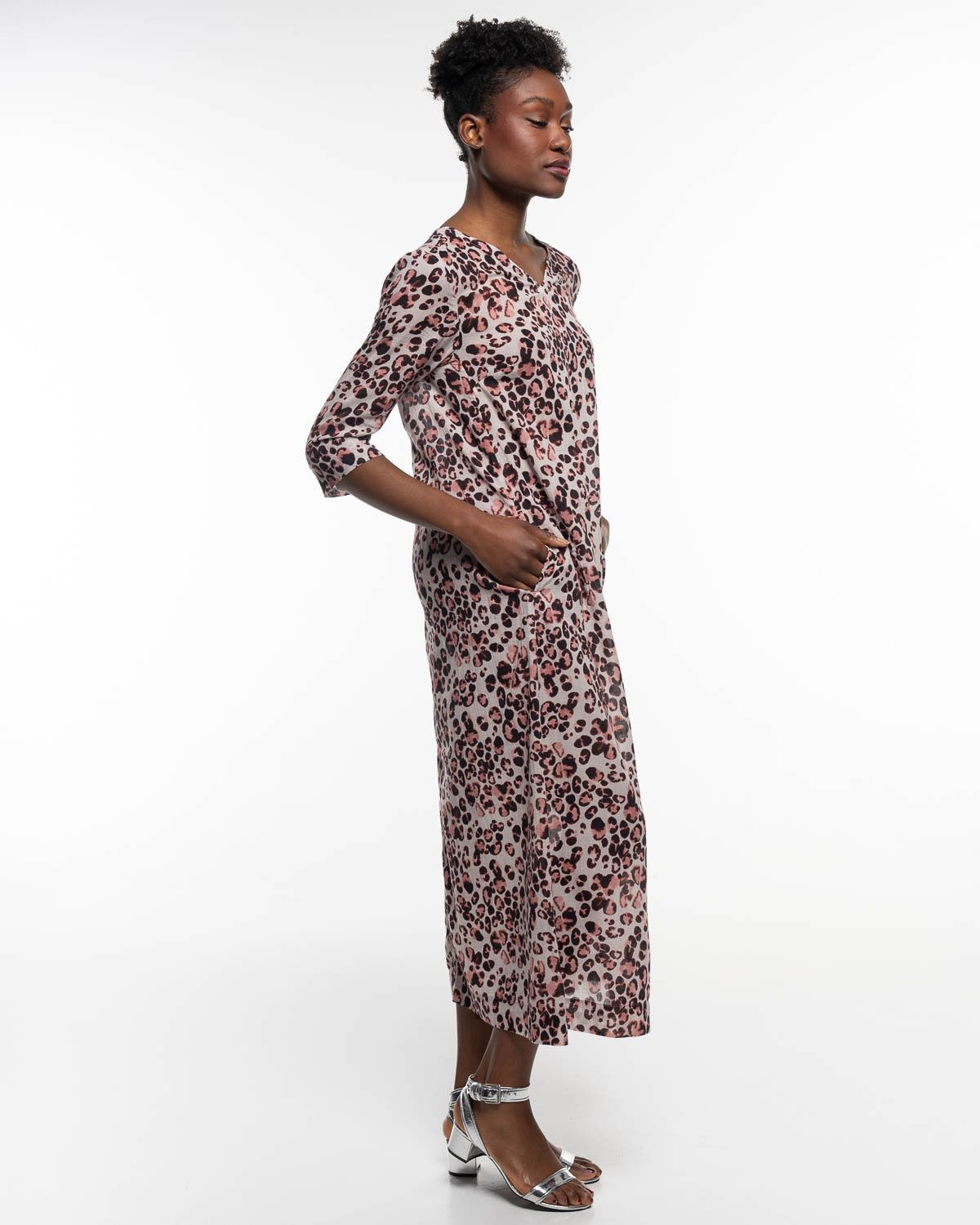 Batist Gep Maxikleid – Produktfoto in Rose-quarz myloook #farbe_rose-quarz
