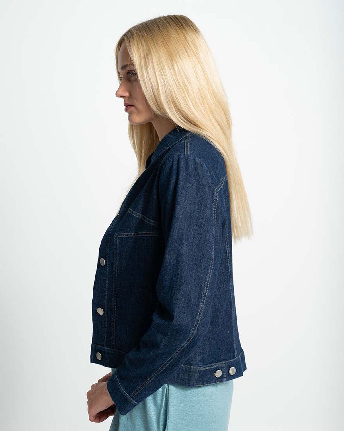 Jeansjacke in Denim – Produktbild #farbe_denim