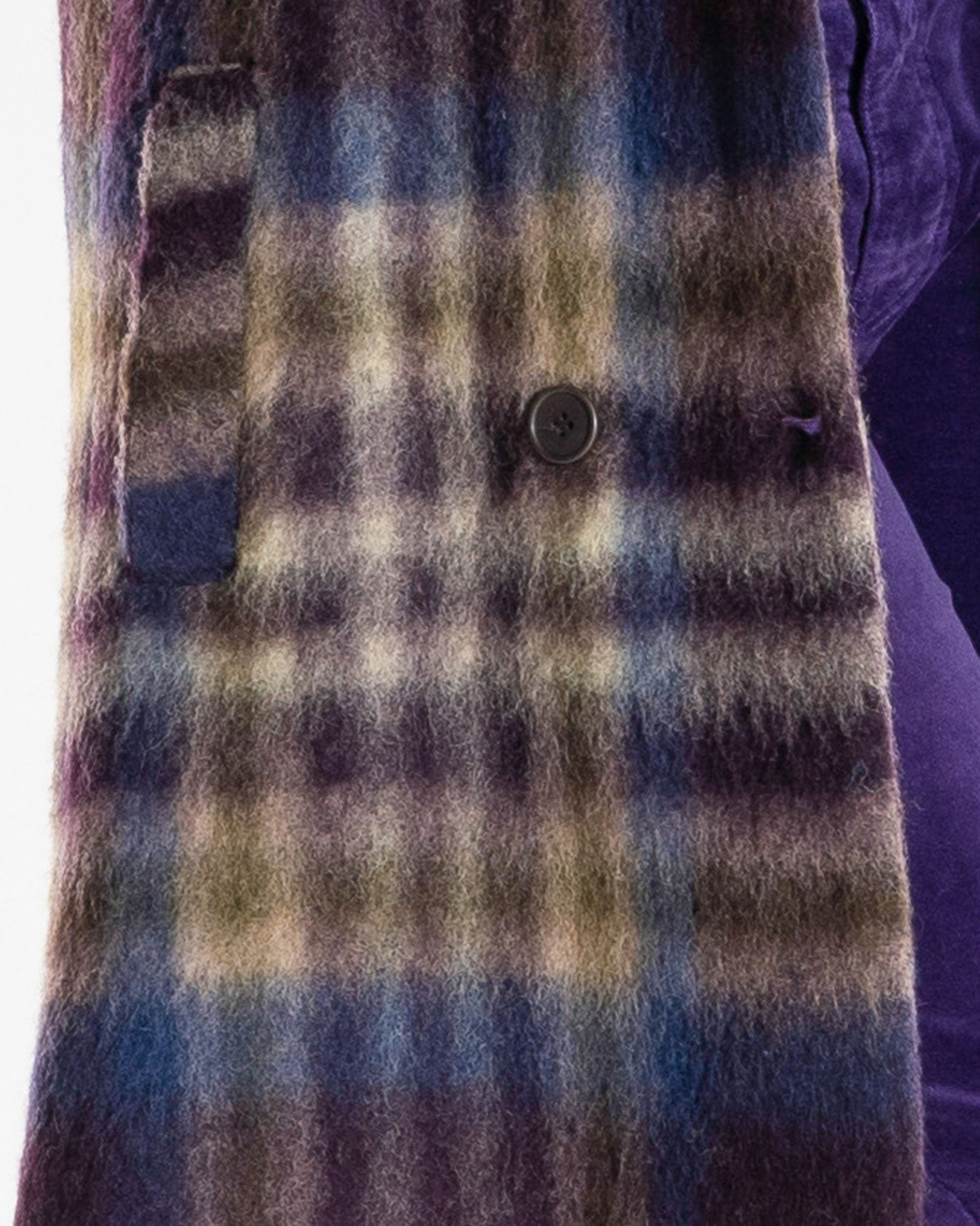 Hygge Karo Mantel plum