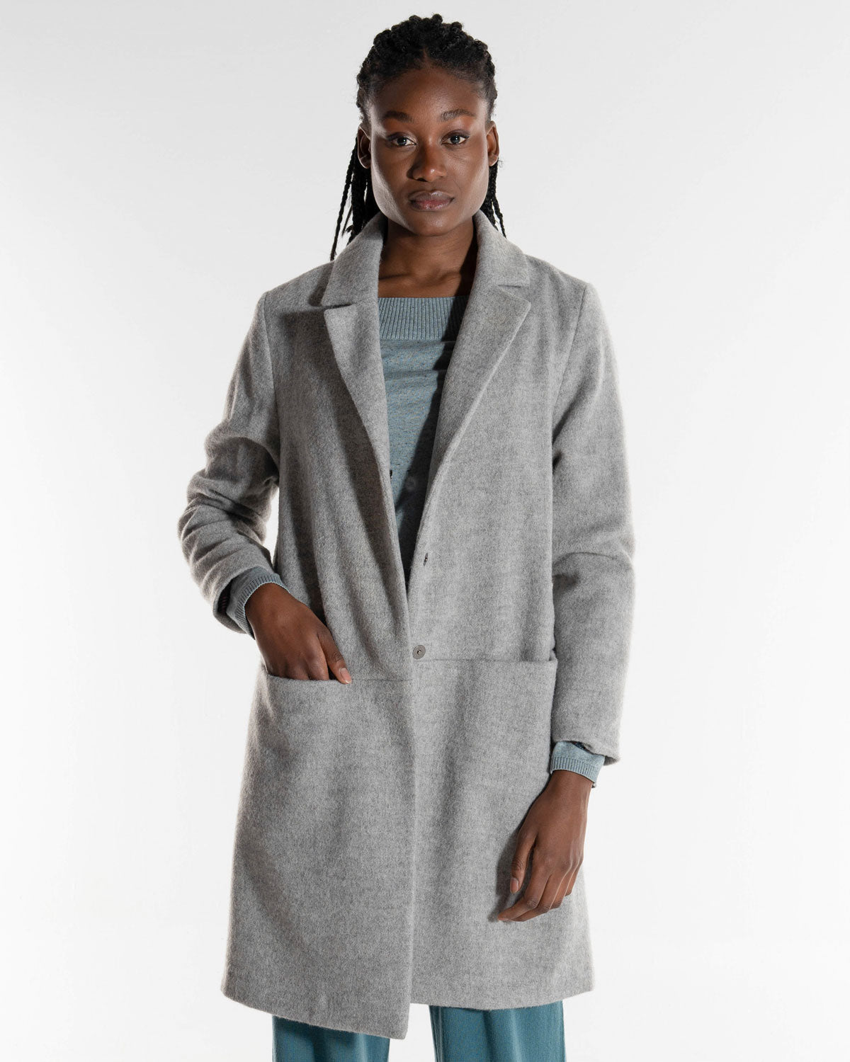 Alpaca Coat stone