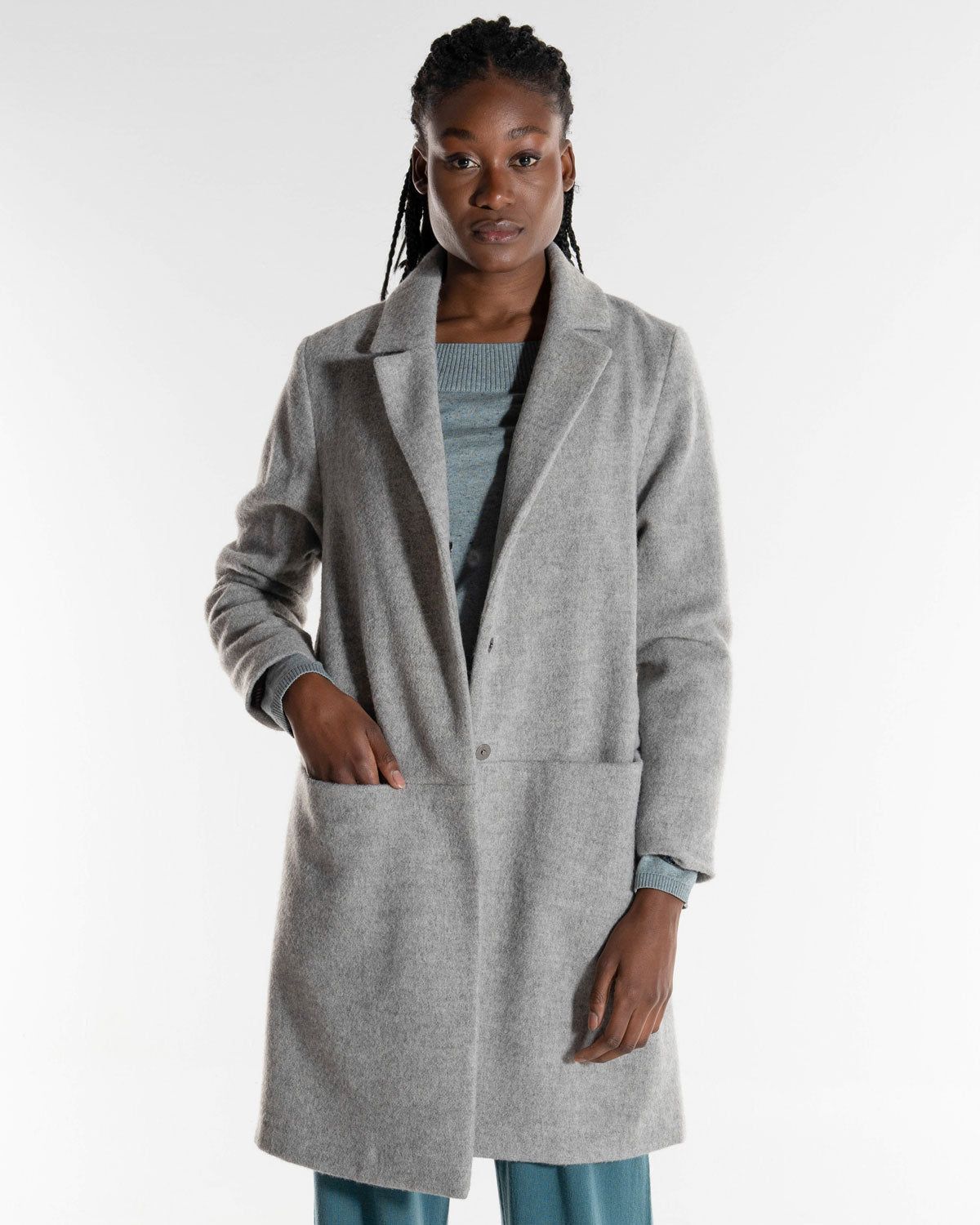 Alpaca Coat stone