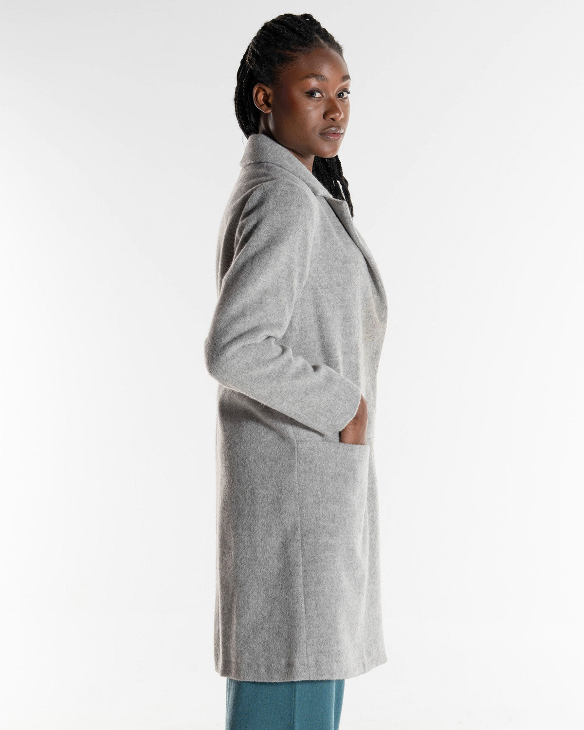 Alpaca Coat stone