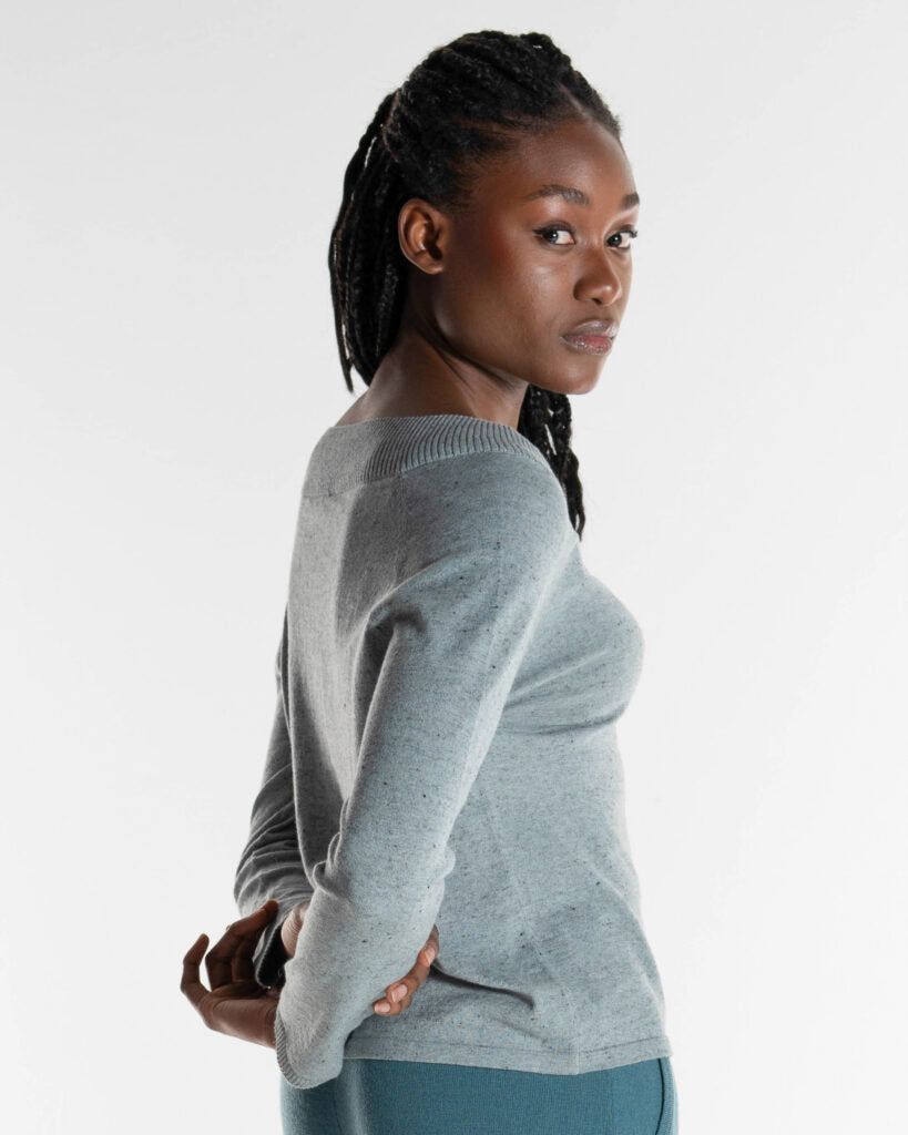 Cotcash Shirt in Gobelin – Detailaufnahme #farbe_gobelin
