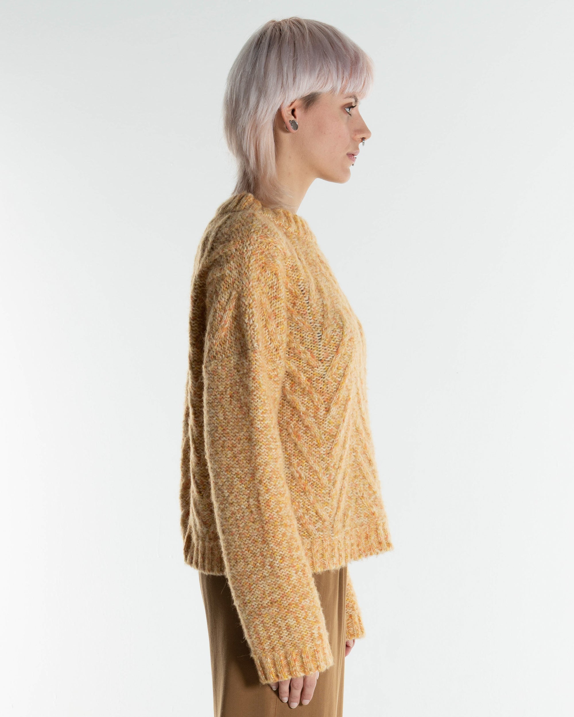 Fancy Turtleneck gold in Goldgelb – Produktfoto #farbe_goldgelb