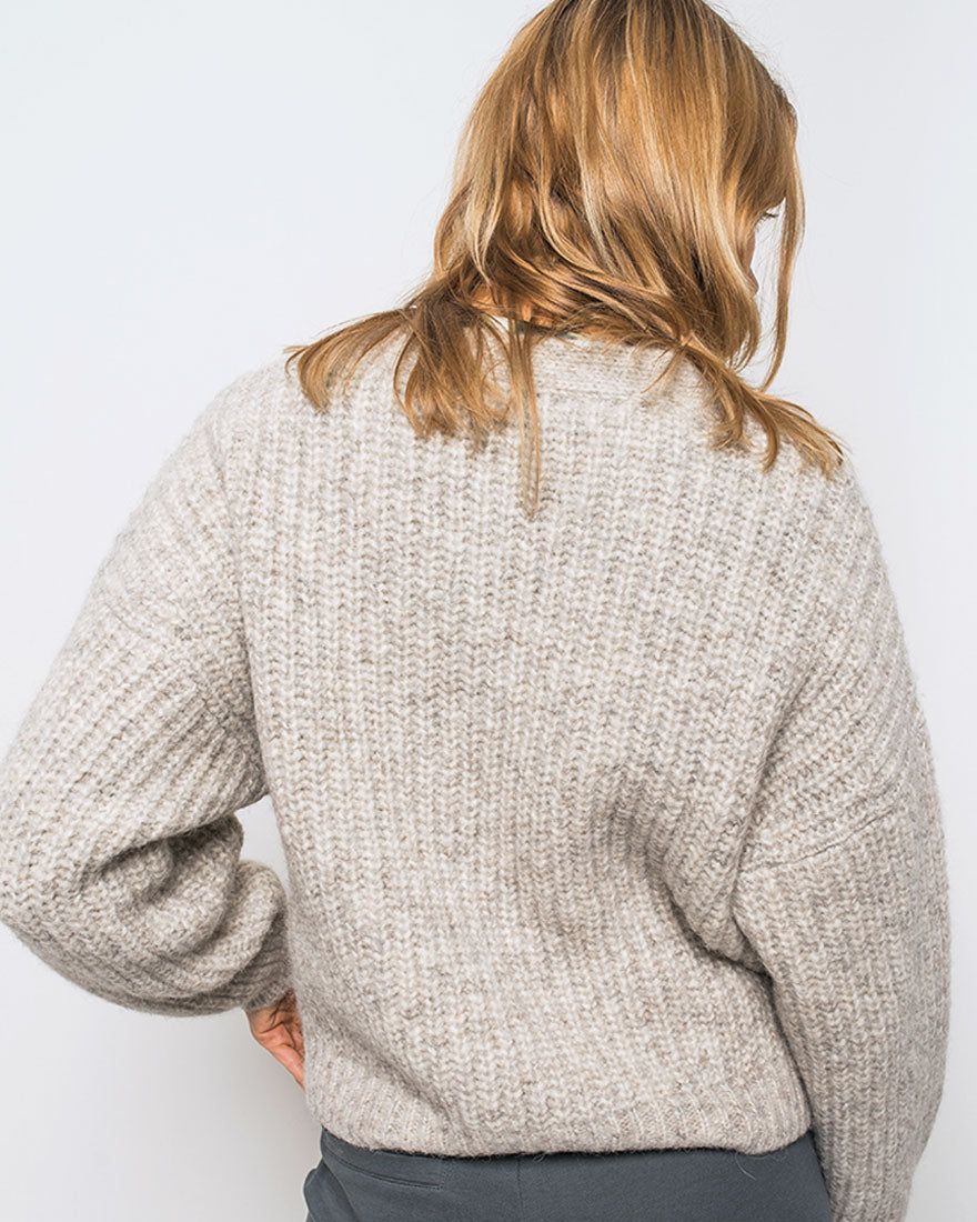 Grandpa Cardigan aus Strick