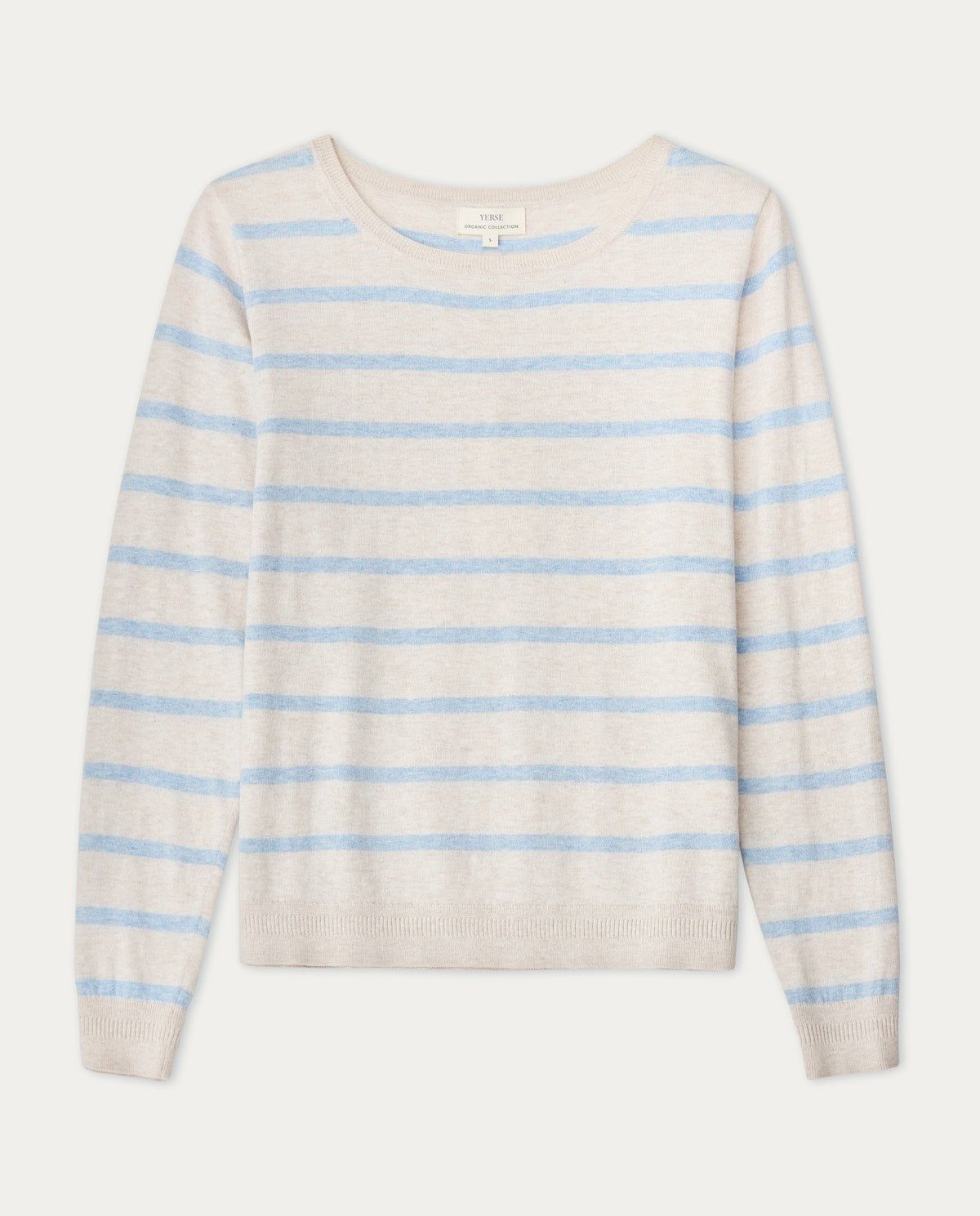 Sommer-Pullover aus Bio-Baumwolle in Ecru – Styling-Ansicht myloook #farbe_ecru