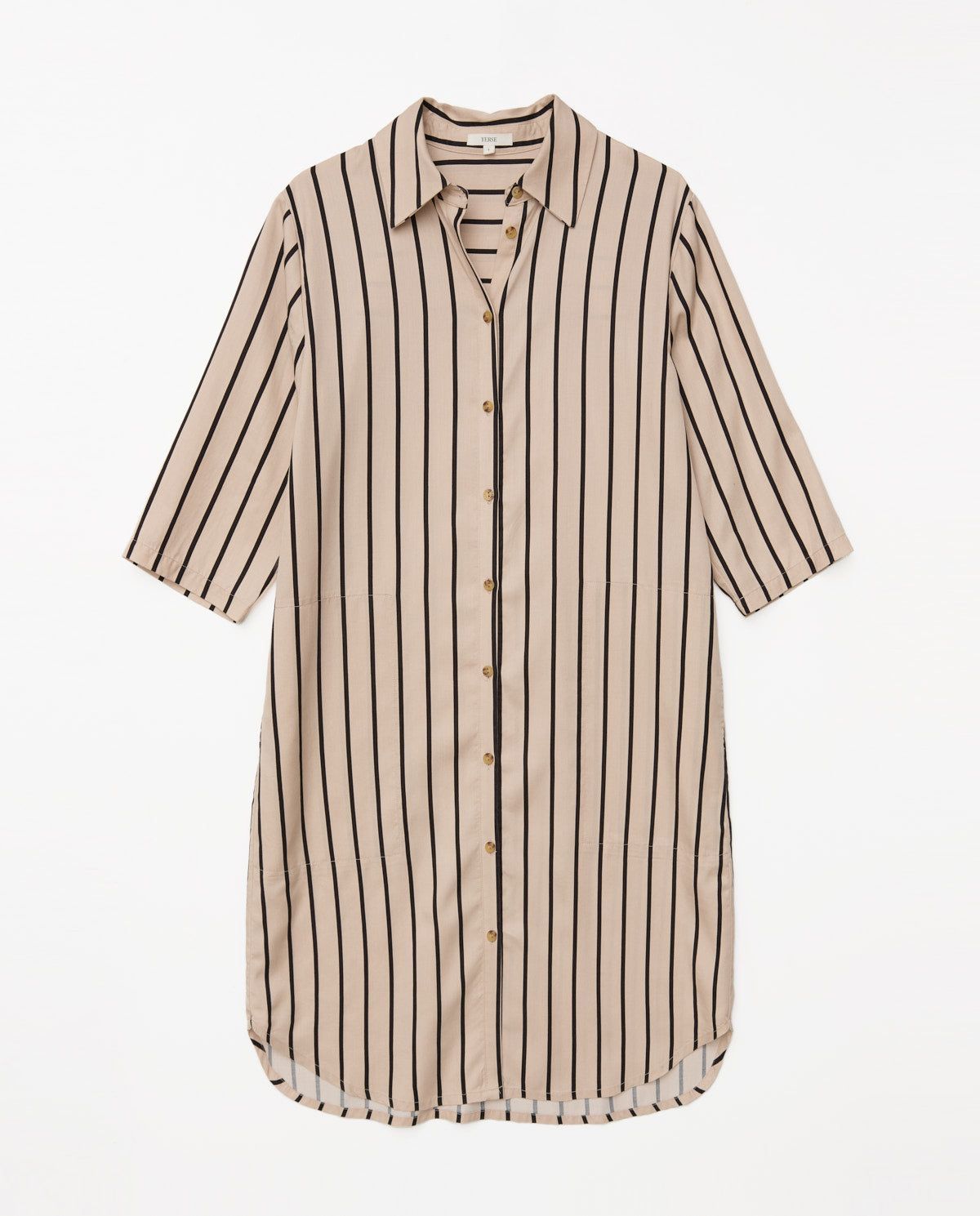 Hemdblusenkleid mit Kragen