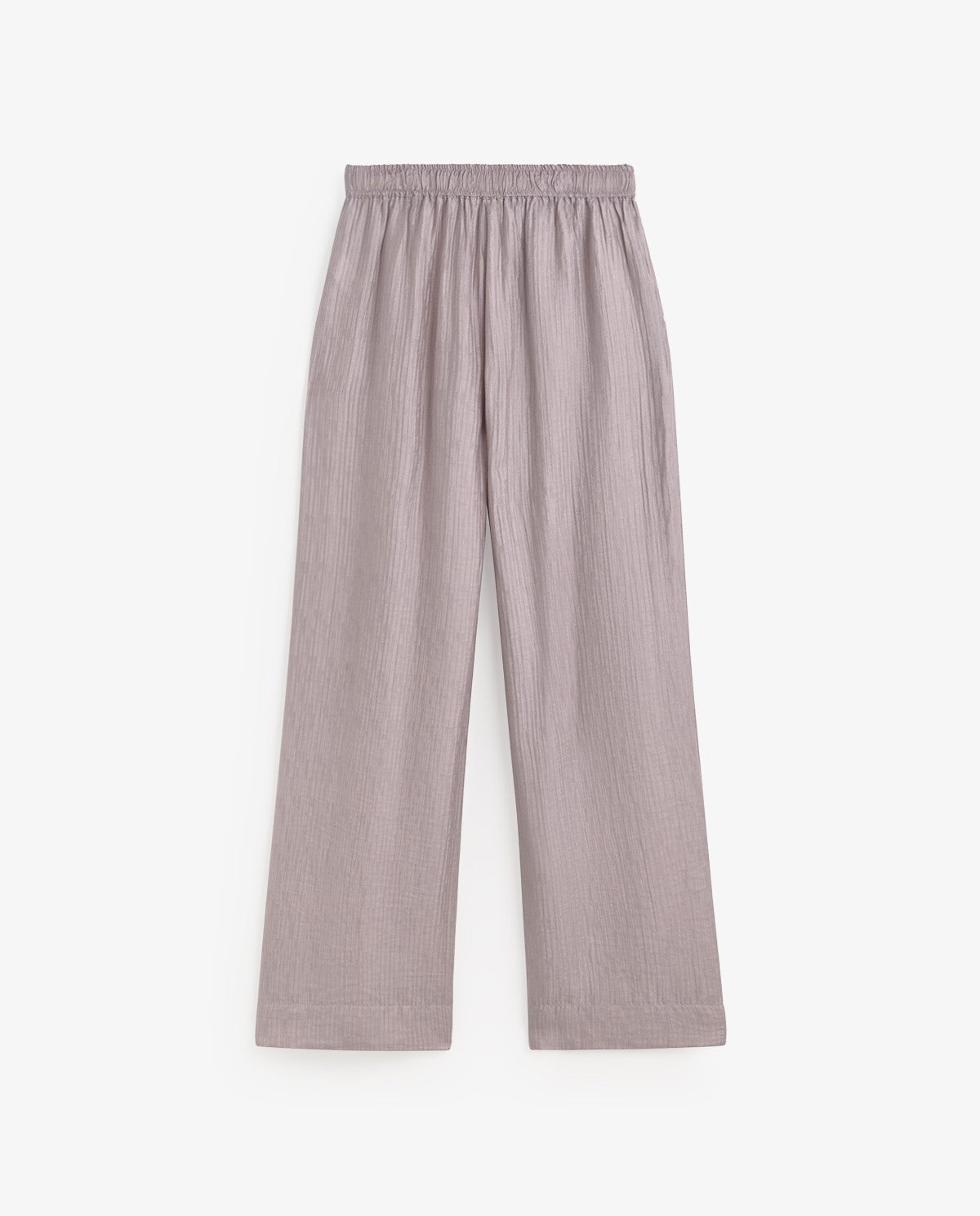 Weite Hose mit Knittereffekt