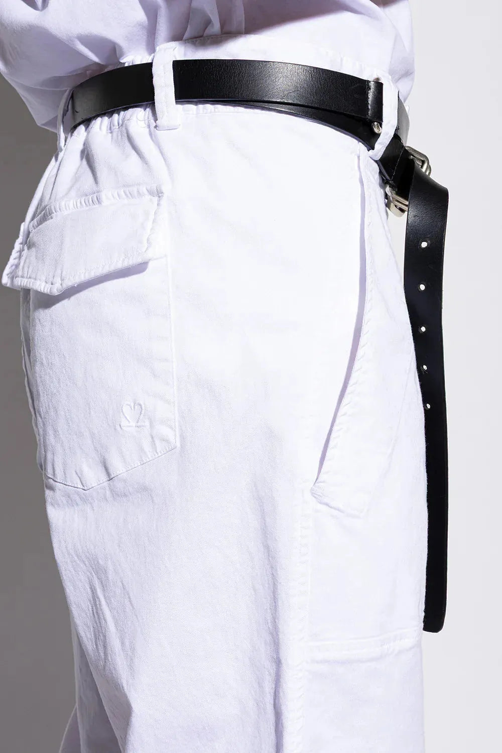 Detailaufnahme Baumwollhose MILO PANT – Bio-Qualität myloook #farbe_weiß