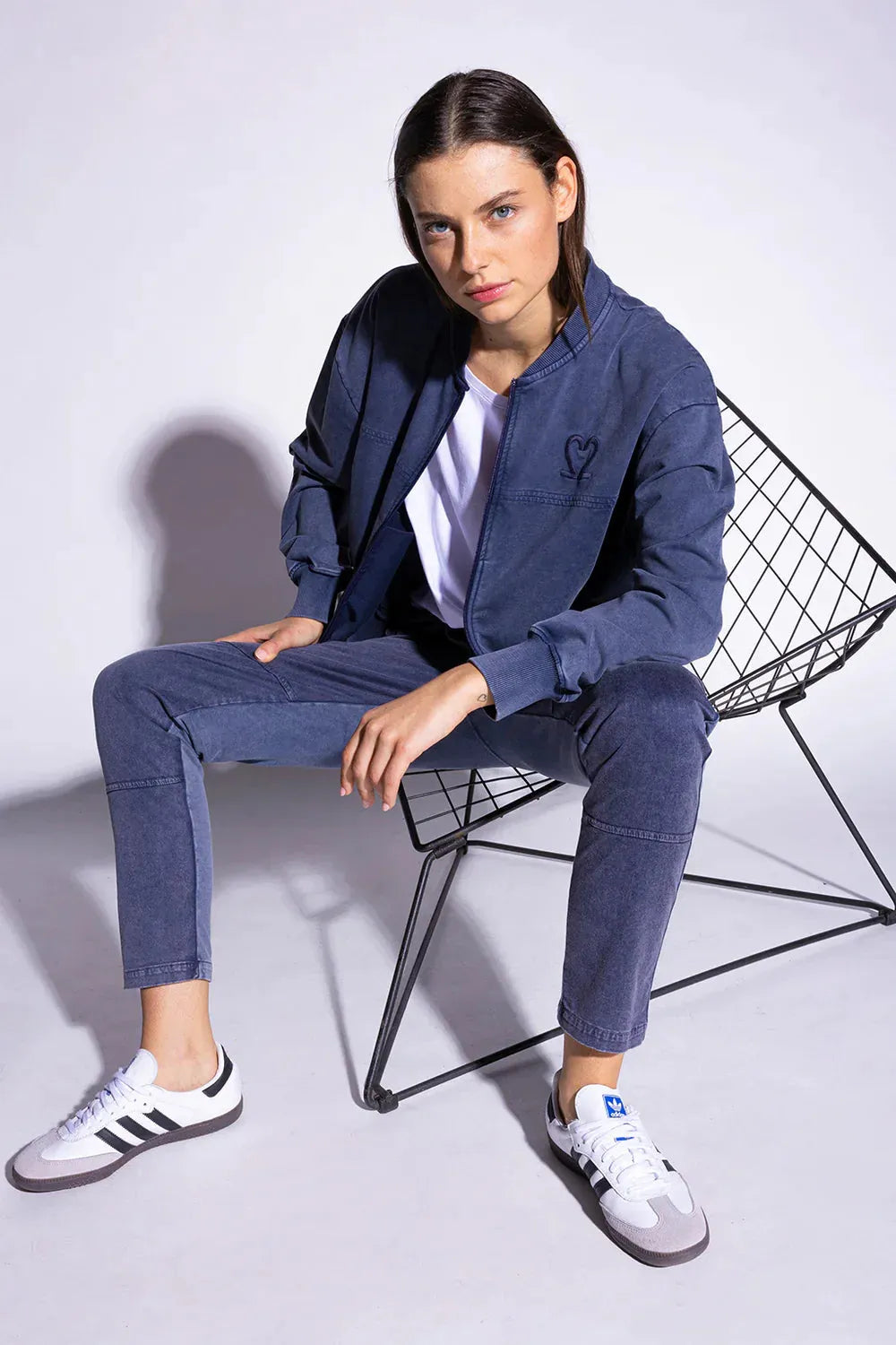 LIV Blouson in Navy – Produktbild myloook #farbe_navy