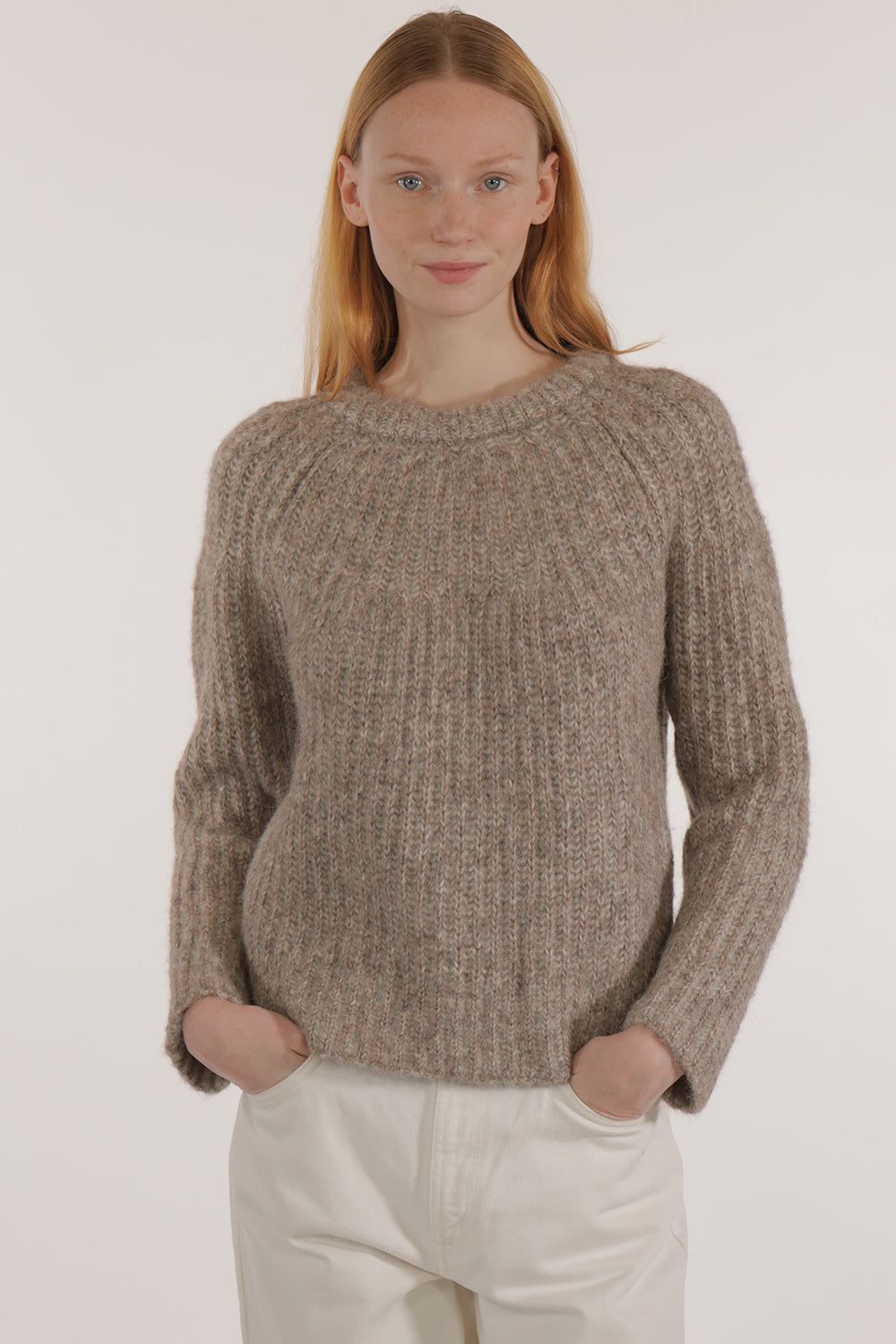 IRIS - RIB SWEATER Frontansicht | myloook Fair Fashion