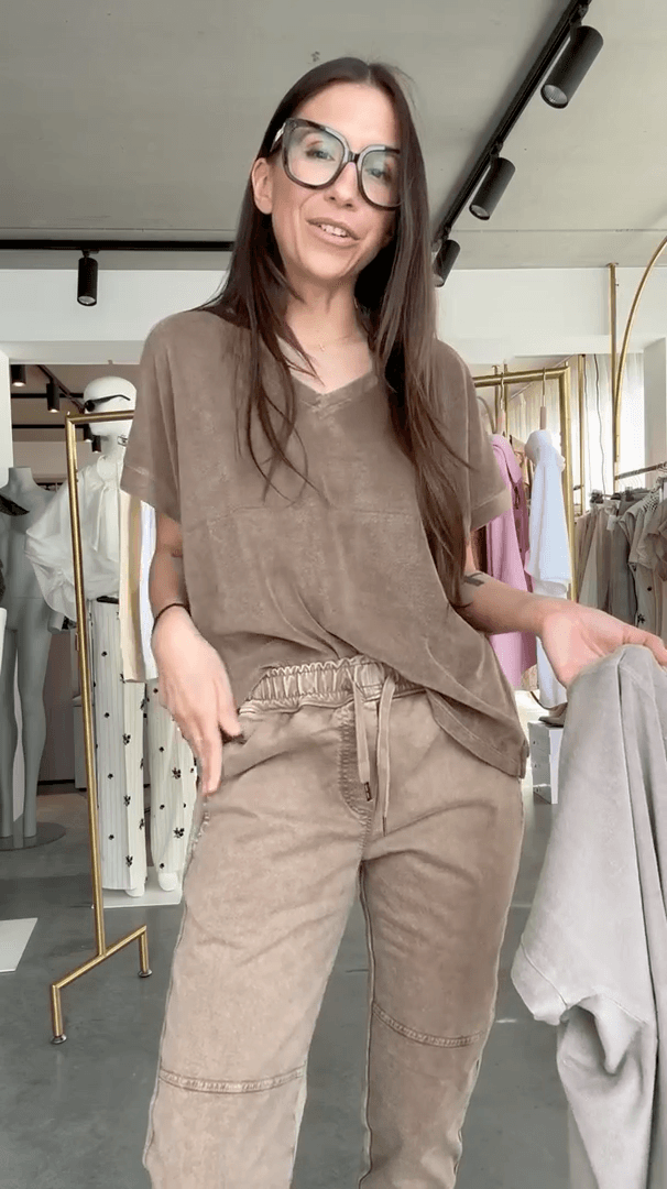 NELE Shirt aus Frottee