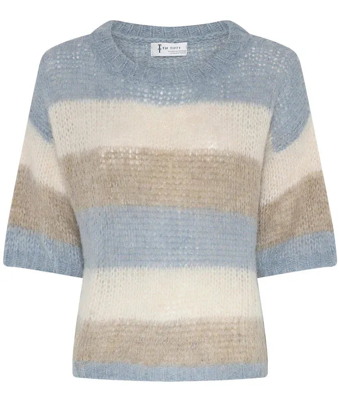 GazalTT Pullover – Halbnahaufnahme in Tt Gestreift #farbe_tt gestreift