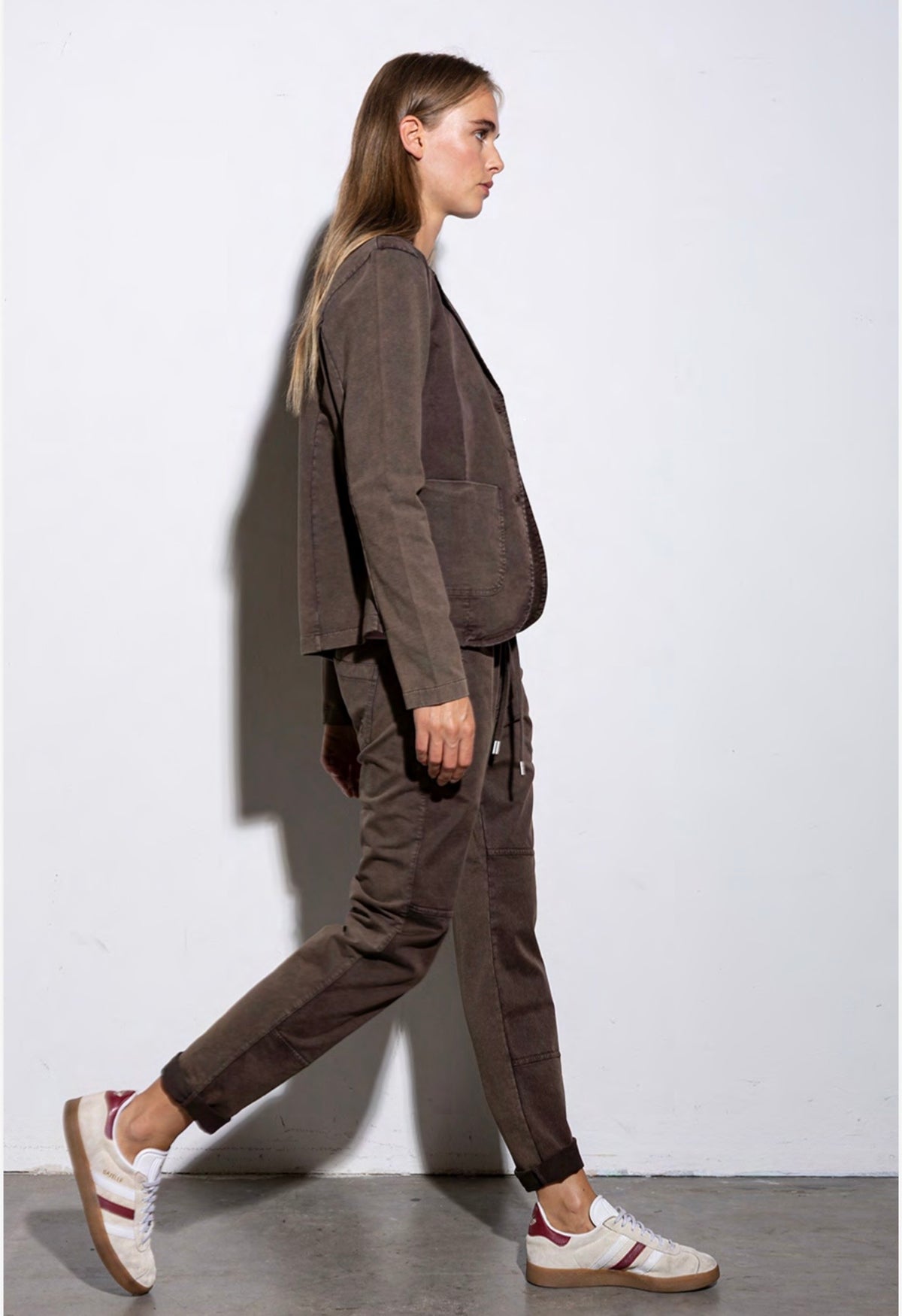 You Two Pant in espresso Seitenansicht #farbe_espresso