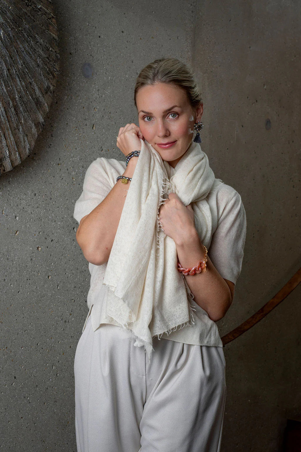 Cashmere Schal Adele-cs Sparkle mit Pailletten