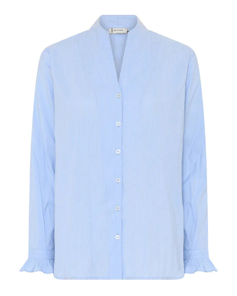 JourneyTT Bluse in Hellblau – Vorderansicht #farbe_hellblau