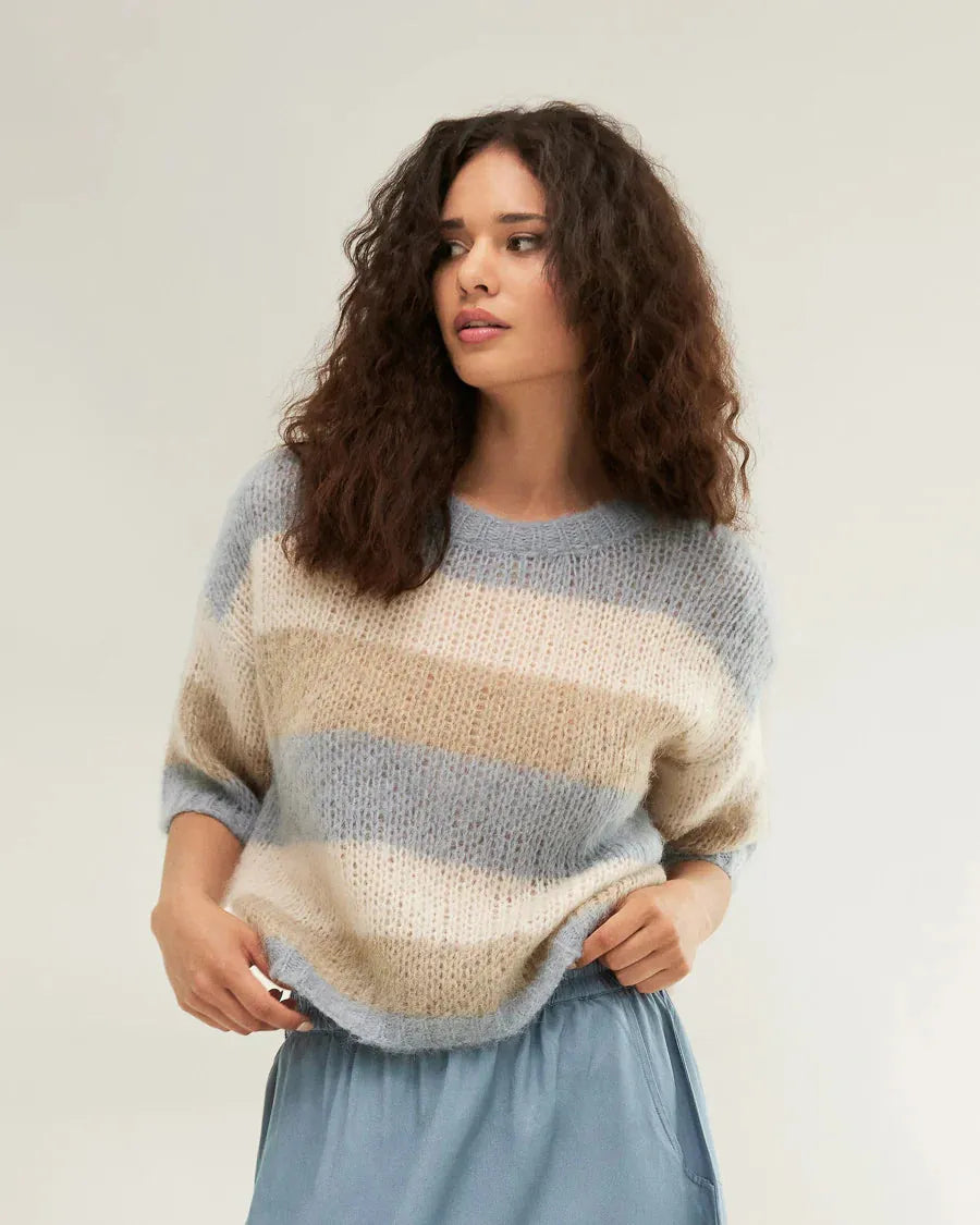 GazalTT Pullover in Tt Gestreift – Detailansicht myloook #farbe_tt gestreift