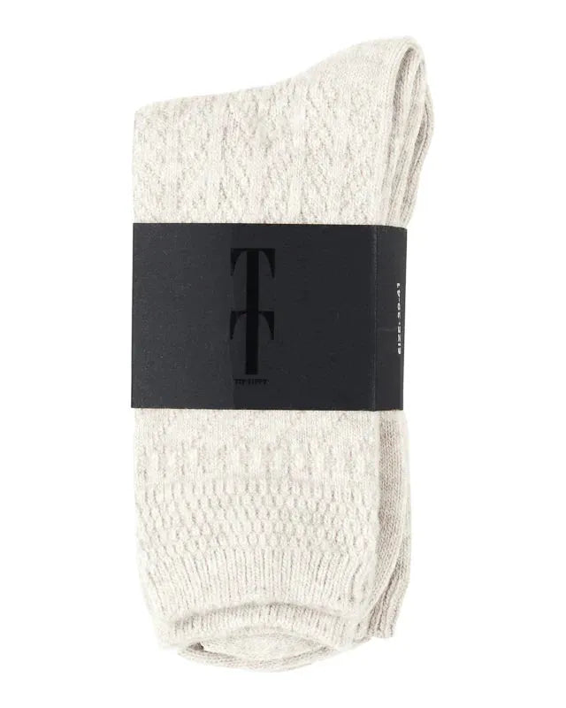 WoolTT Socks short – Ganzkörperansicht in Off-white #farbe_off-white