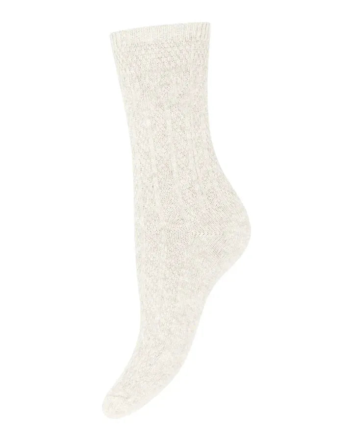 WoolTT Socks short in Off-white – Seitenansicht #farbe_off-white