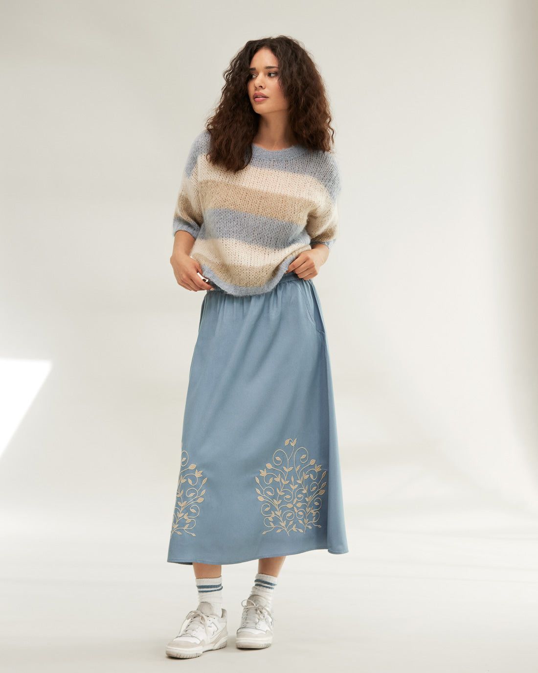 GazalTT Pullover in Tt Gestreift – Vorderansicht #farbe_tt gestreift