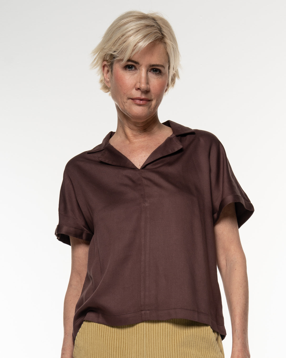 SATIN BLUSE