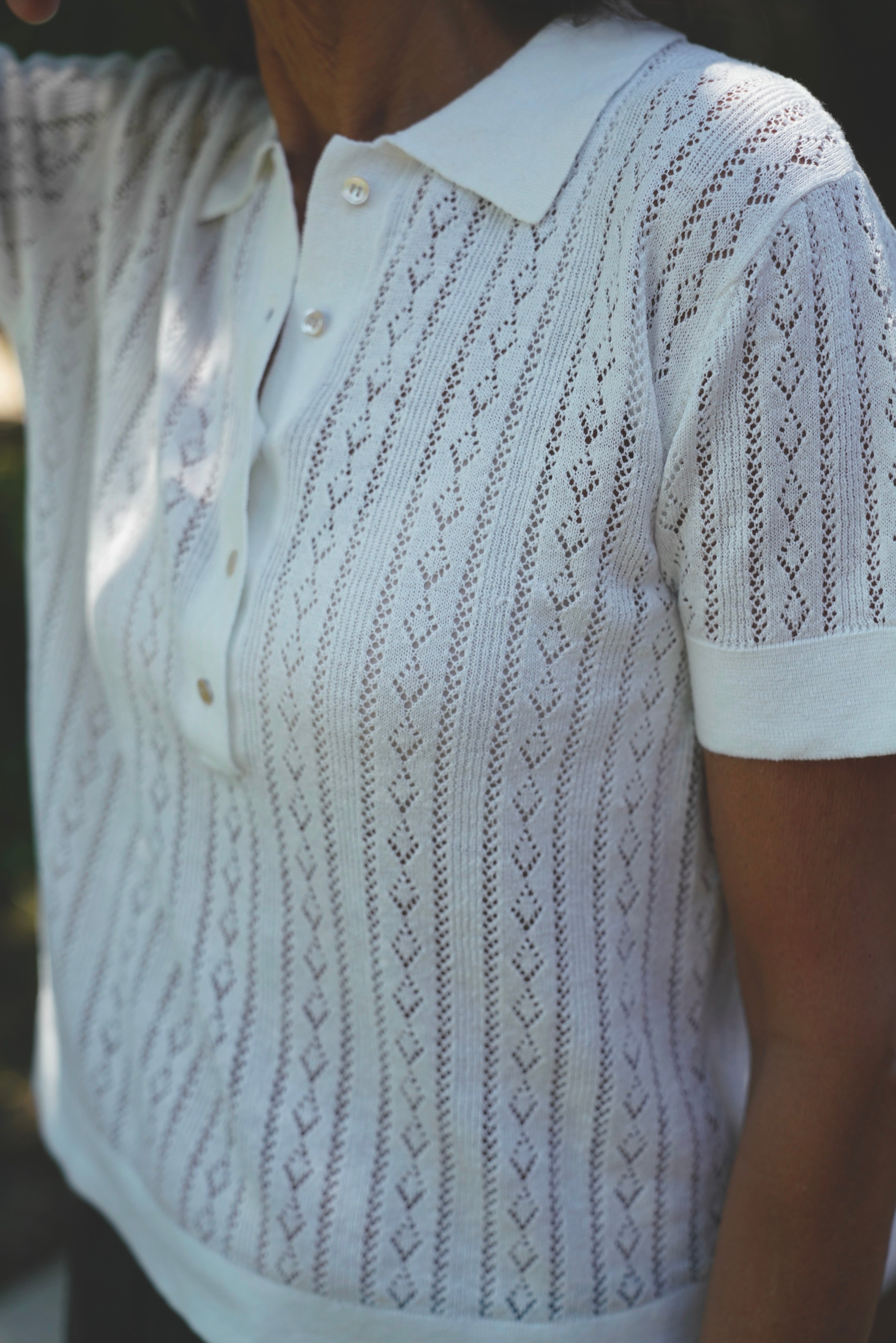 Lina linen Polo Tee | myloook Fair Fashion