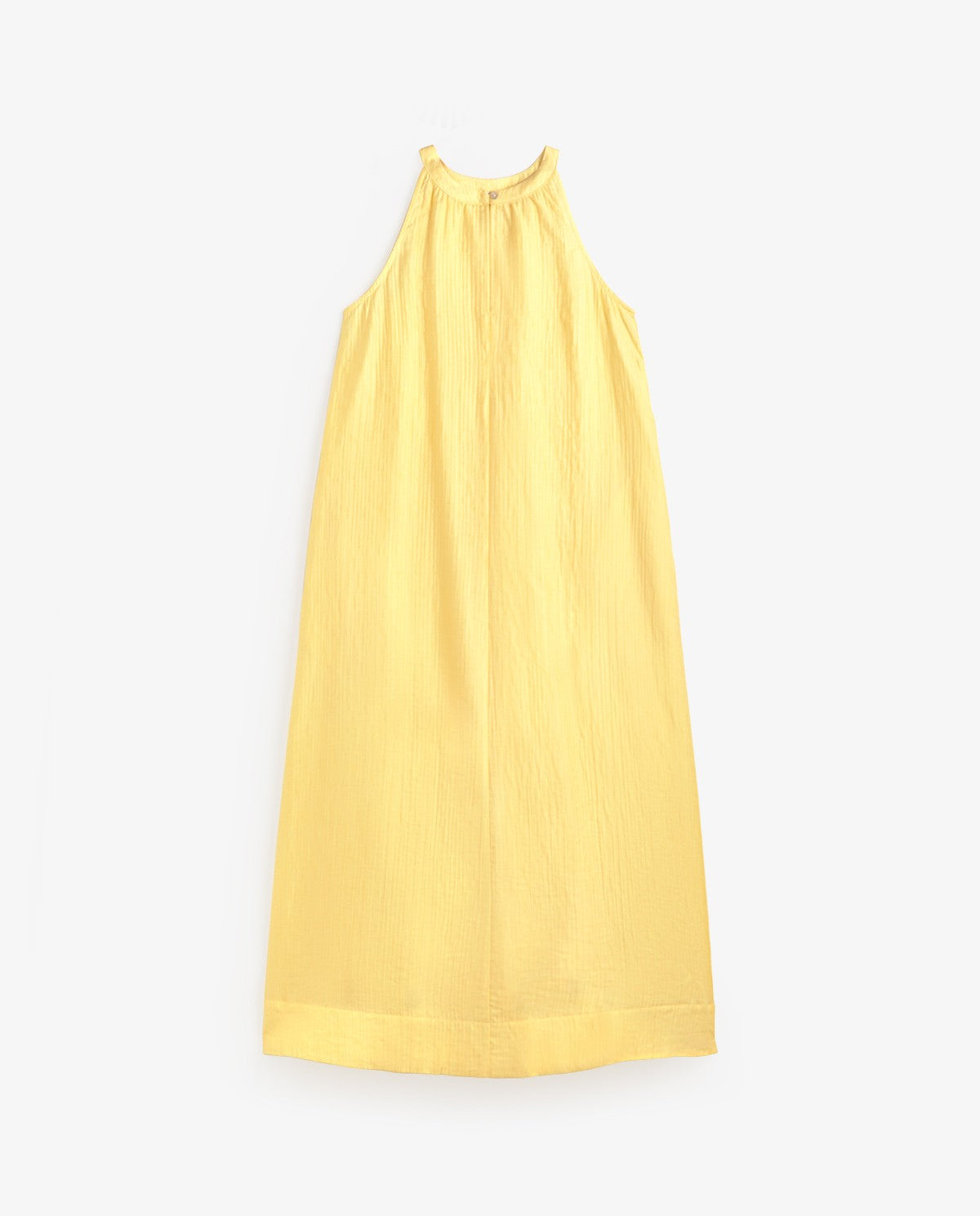 Neckholder Maxikleid mit Raffung