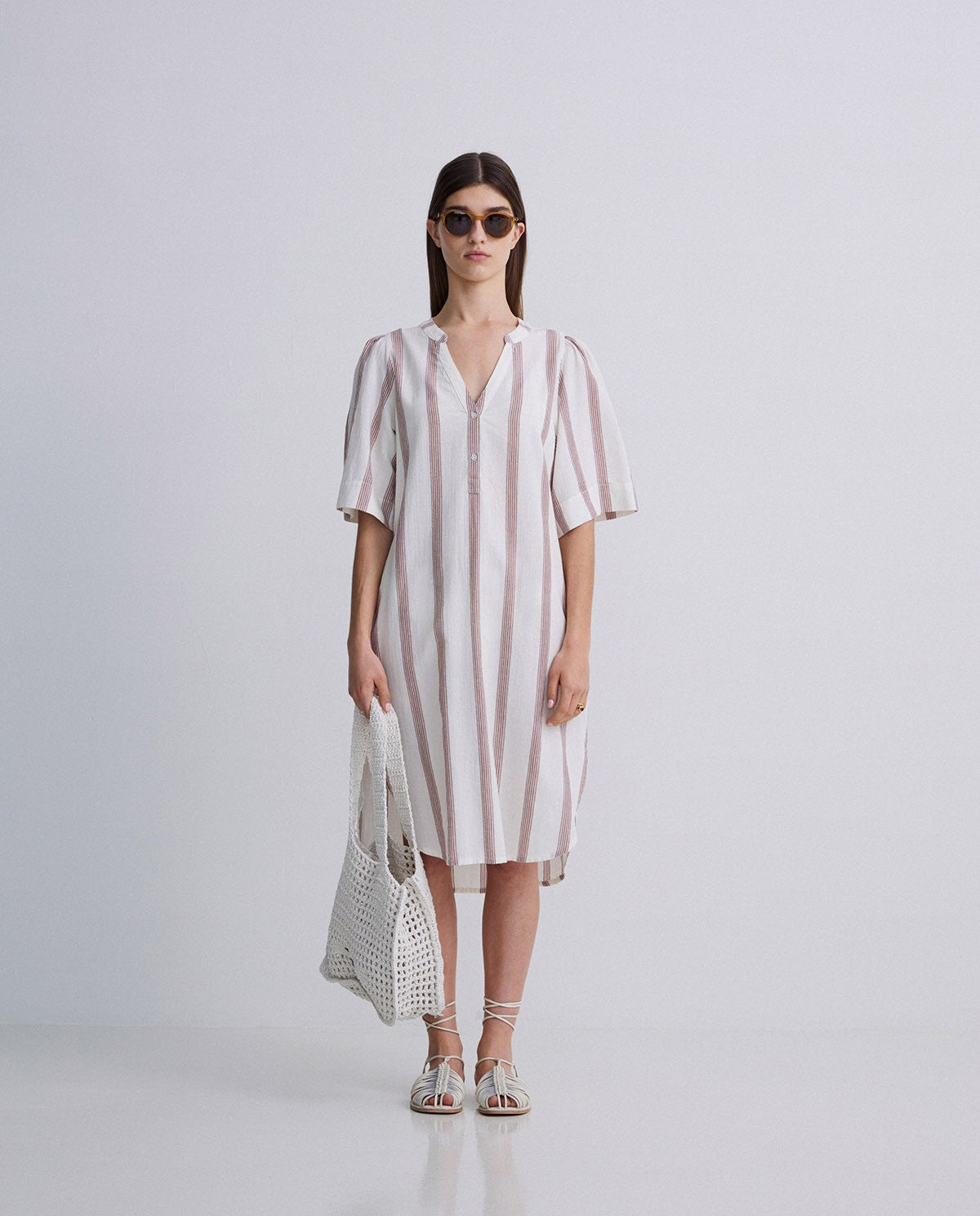Kurzes Musselin-Kleid