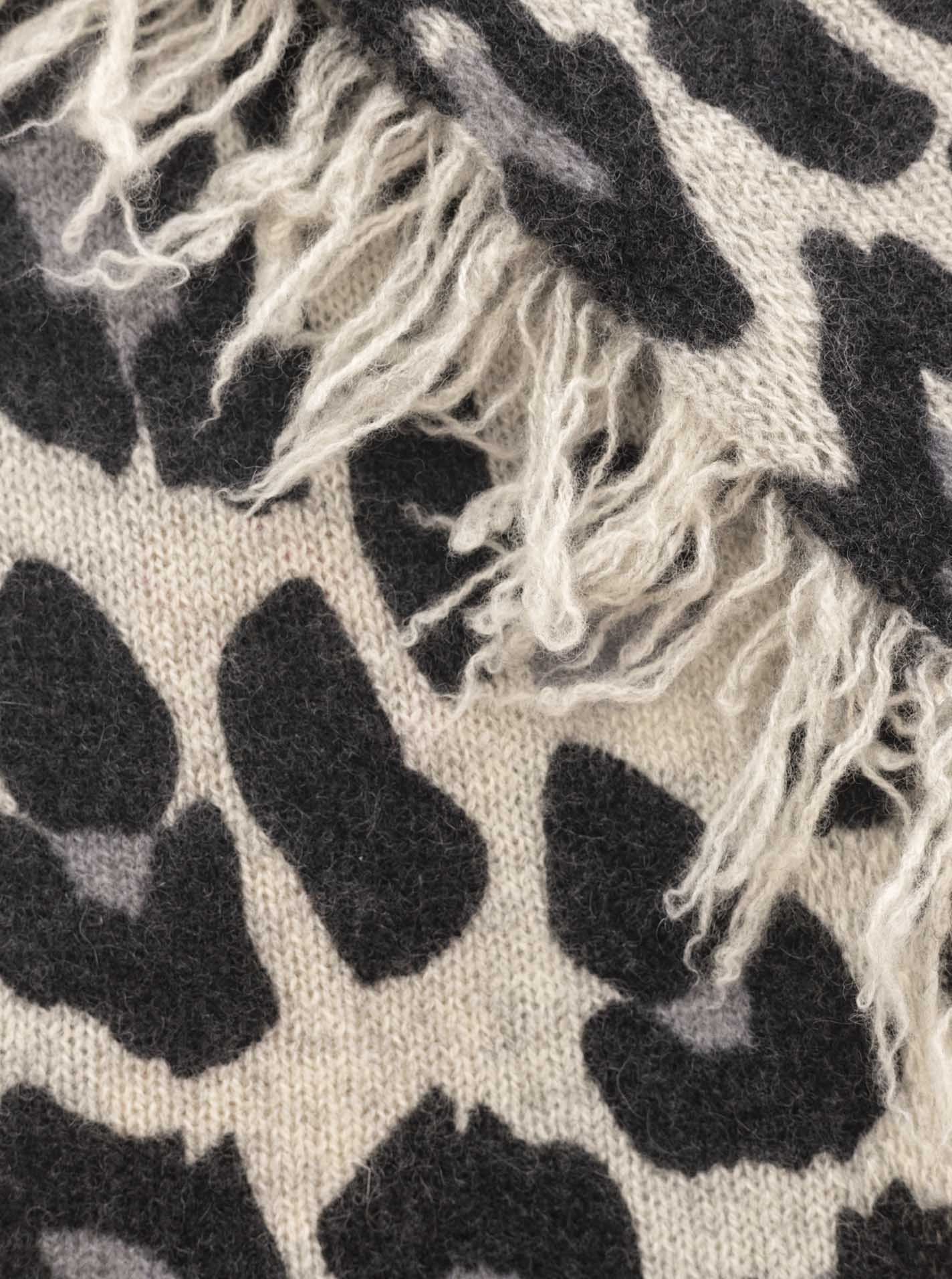 100% Kaschmir XXL Fransenschal "Leo"