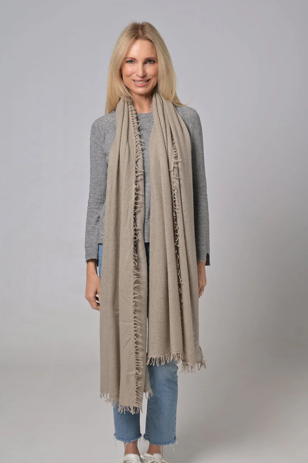 Cashmere Schal BiFeli-cs mit Lurexfäden