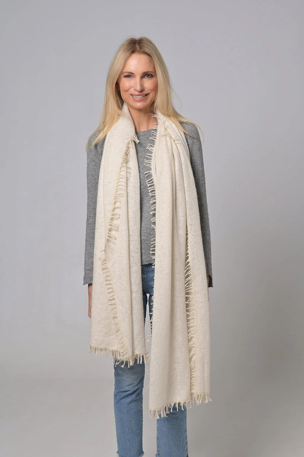 Cashmere Schal BiFeli-cs mit Lurexfäden