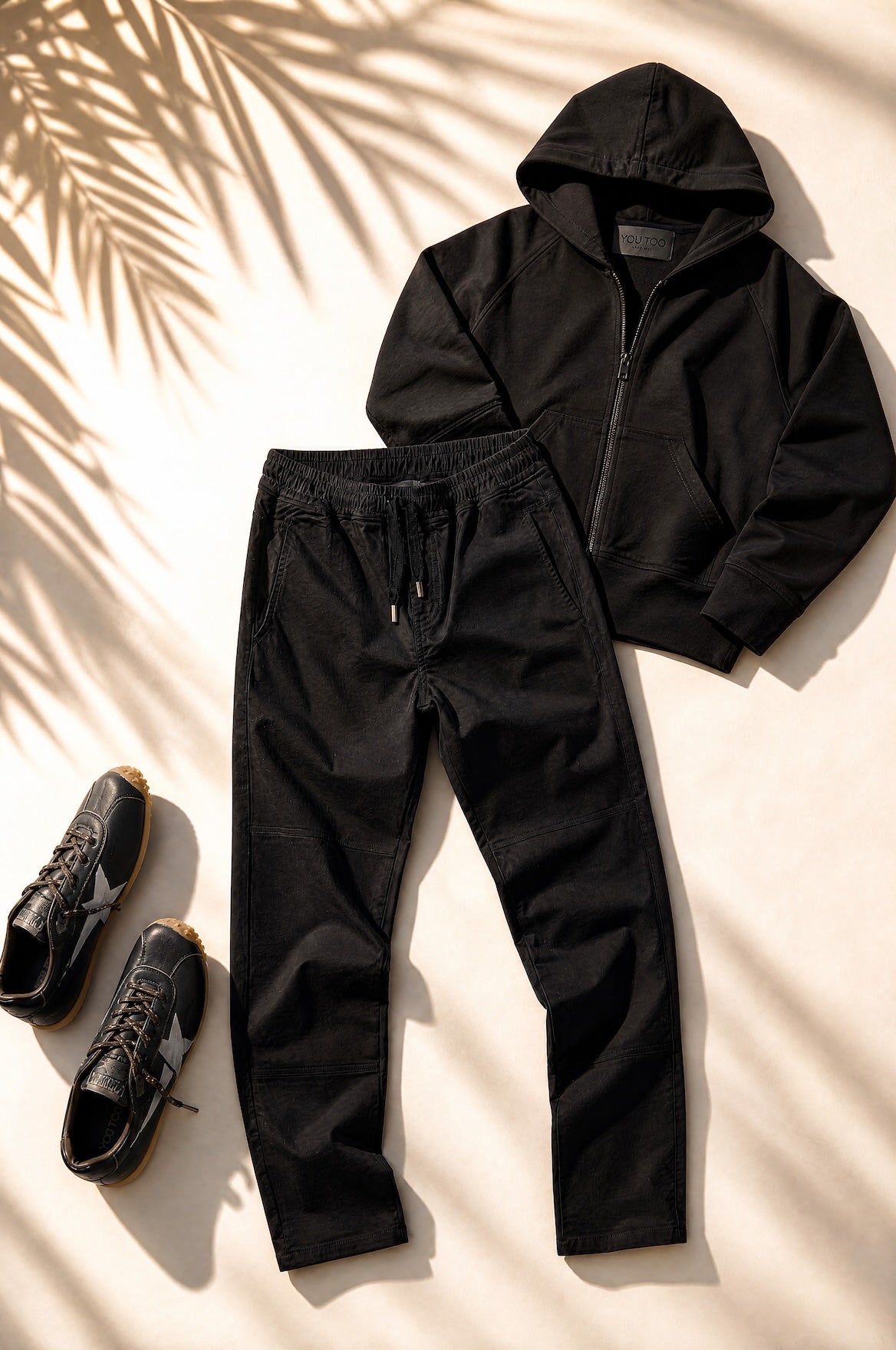 YOU TWO PANT - Nobile Washed – Produktfoto in Schwarz #farbe_schwarz