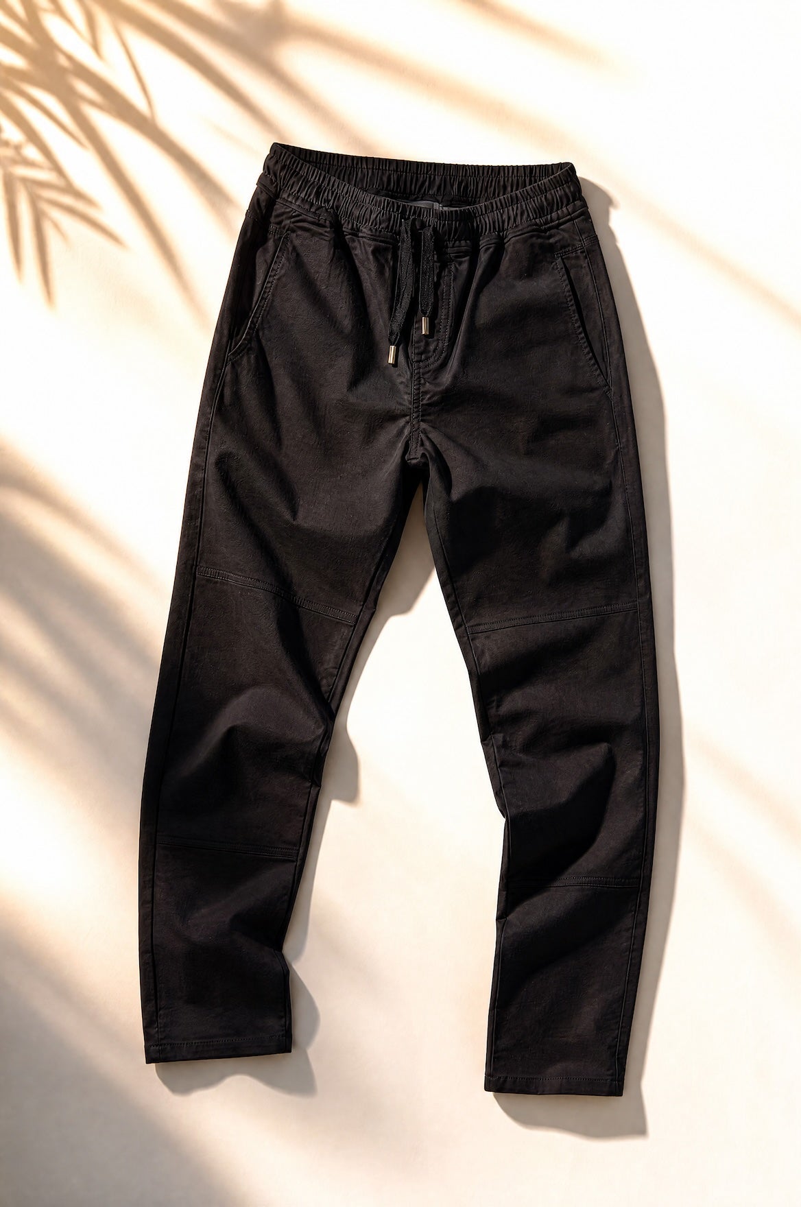 YOU TWO PANT - Nobile Washed in Schwarz – Ganzkörperansicht #farbe_schwarz