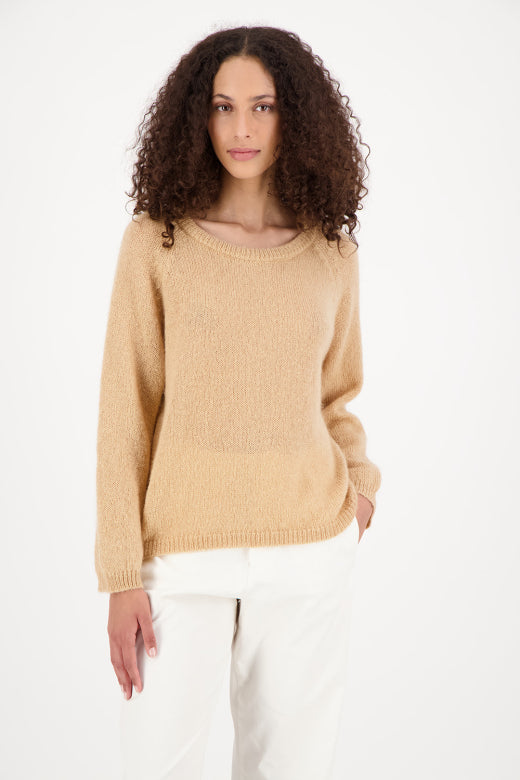 ERWANA Rundhals-Strickpullover