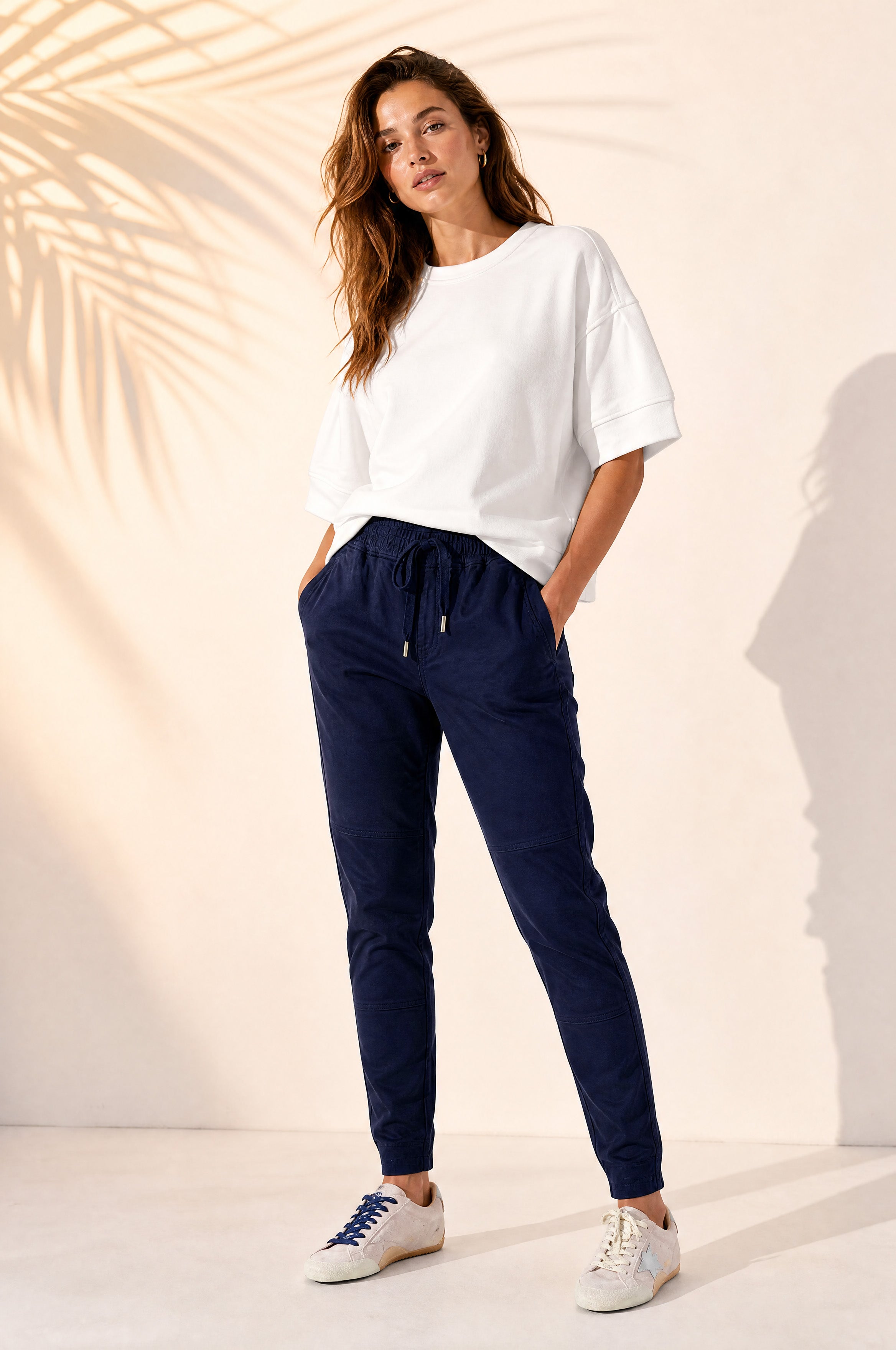 YOU TWO PANT - Nobile Washed in Midnight – Ansicht von hinten myloook #farbe_midnight