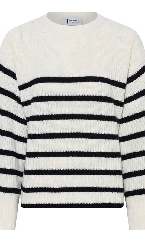 Strickpullover gestreift