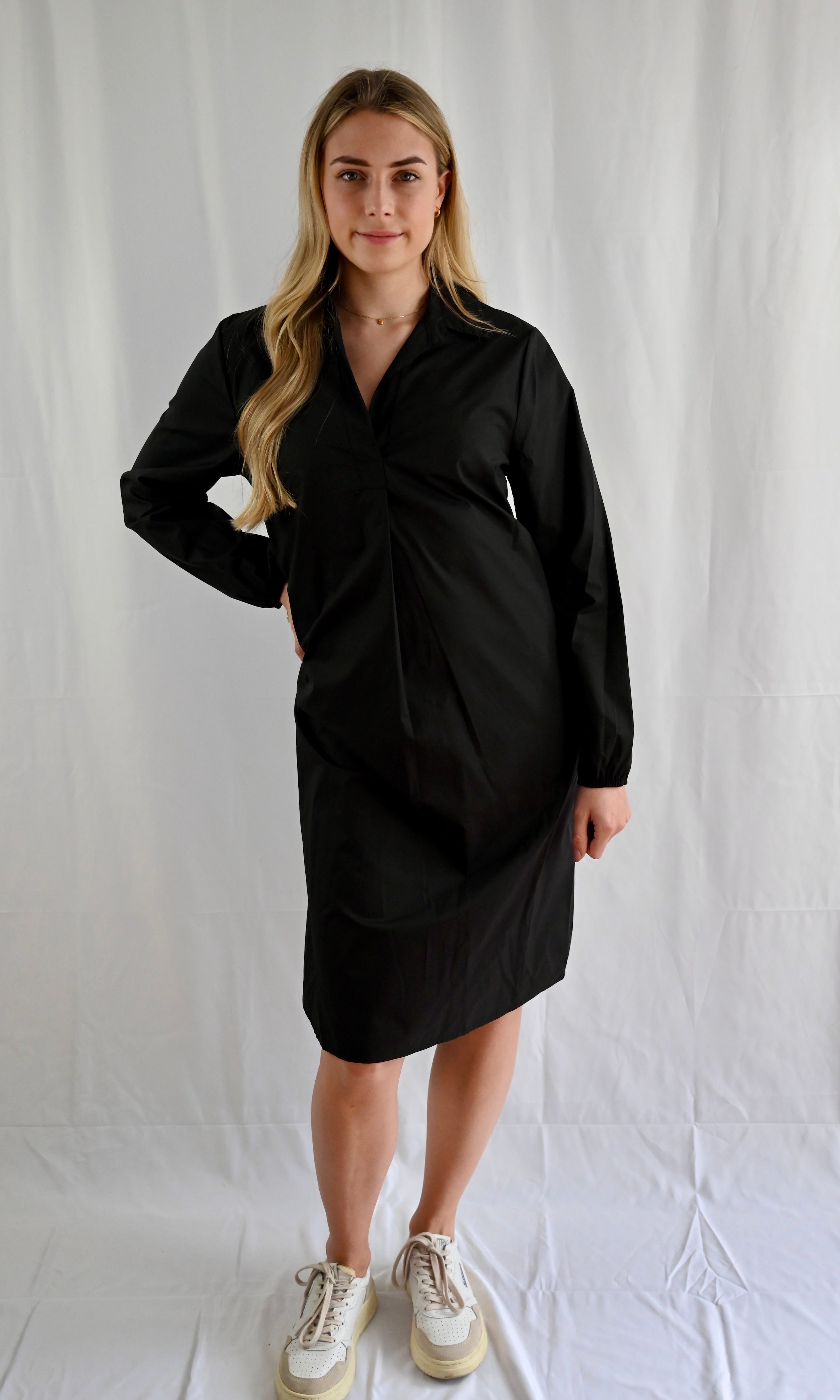 Hemdblusenkleid midi