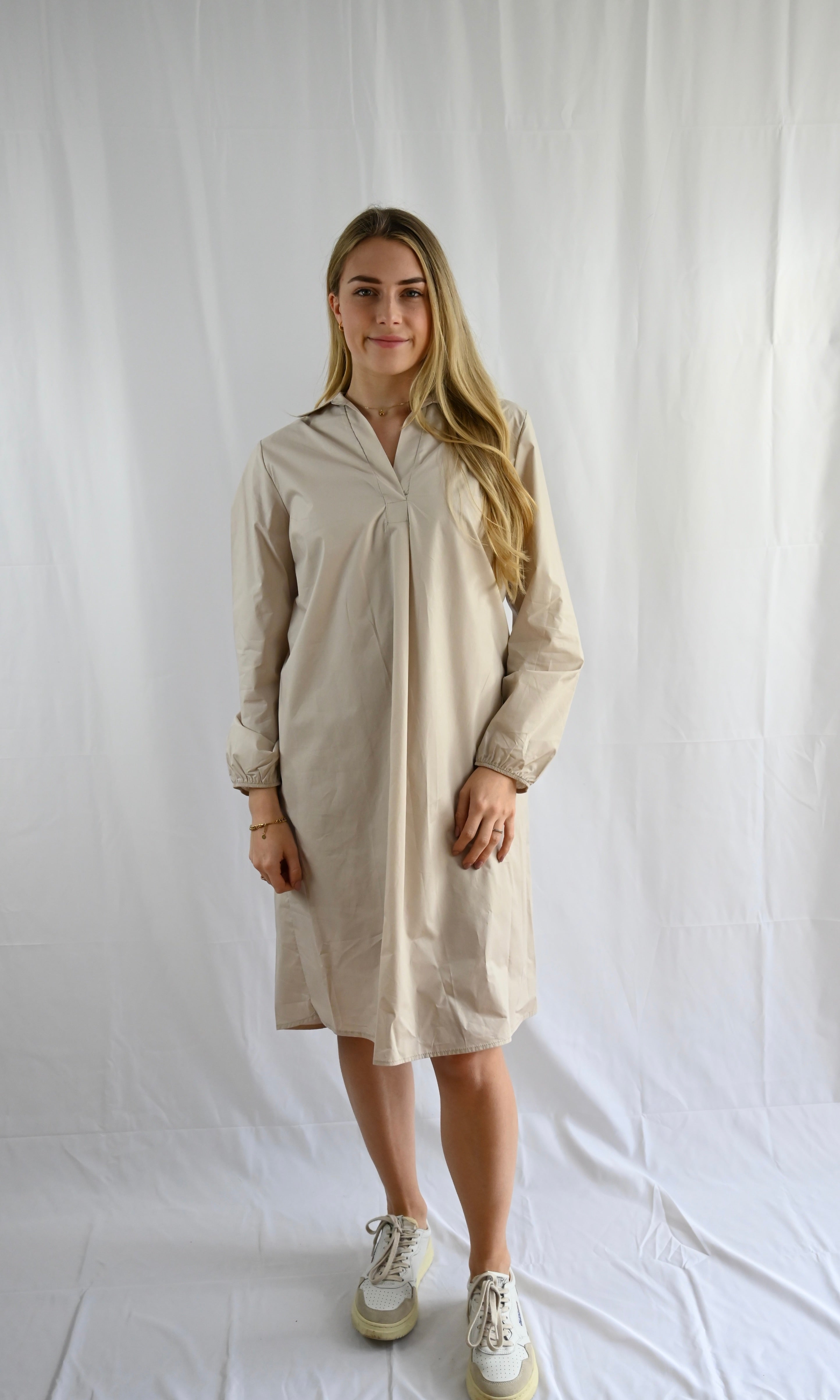 Hemdblusenkleid midi