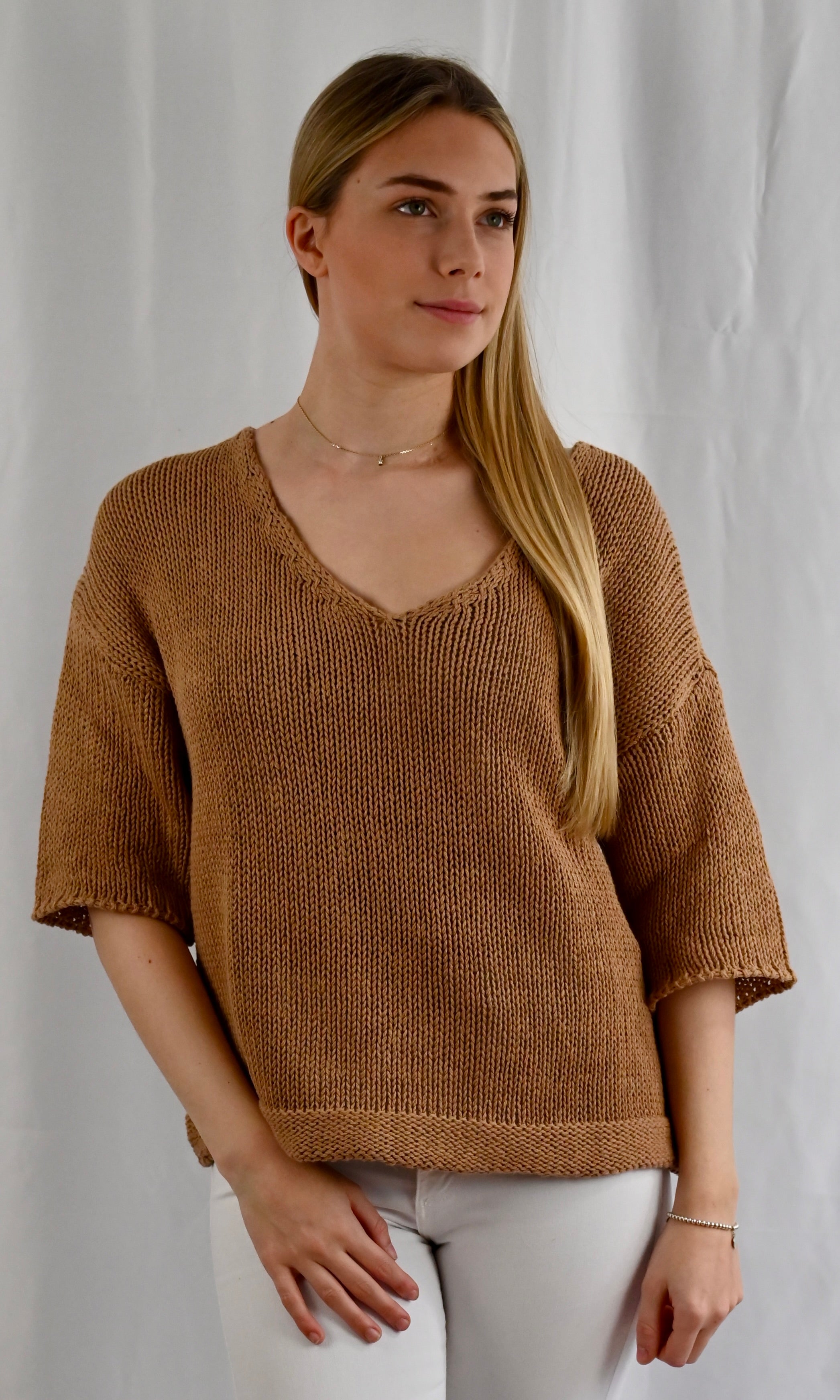 Strickpullover Midi-Arm