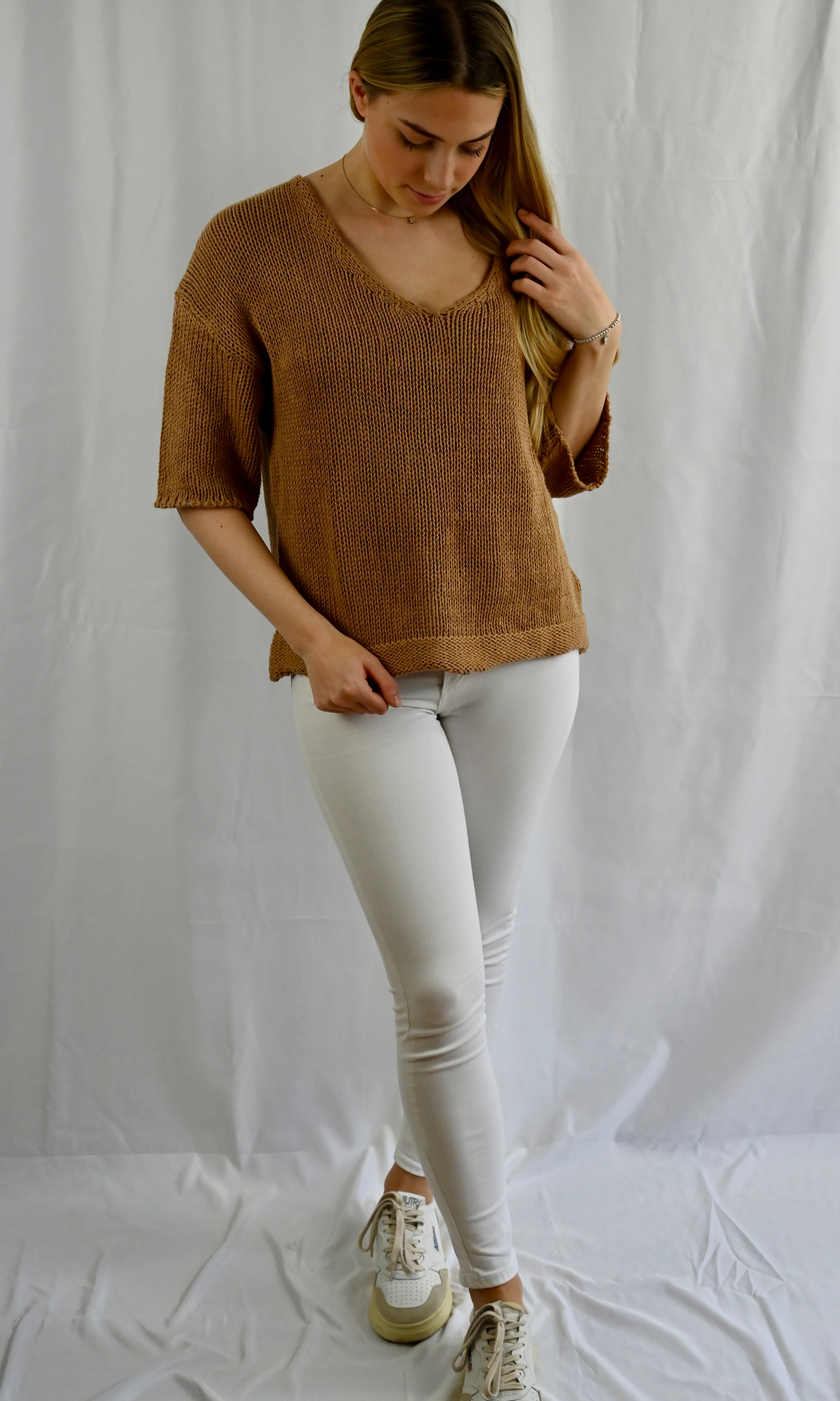 Strickpullover Midi-Arm